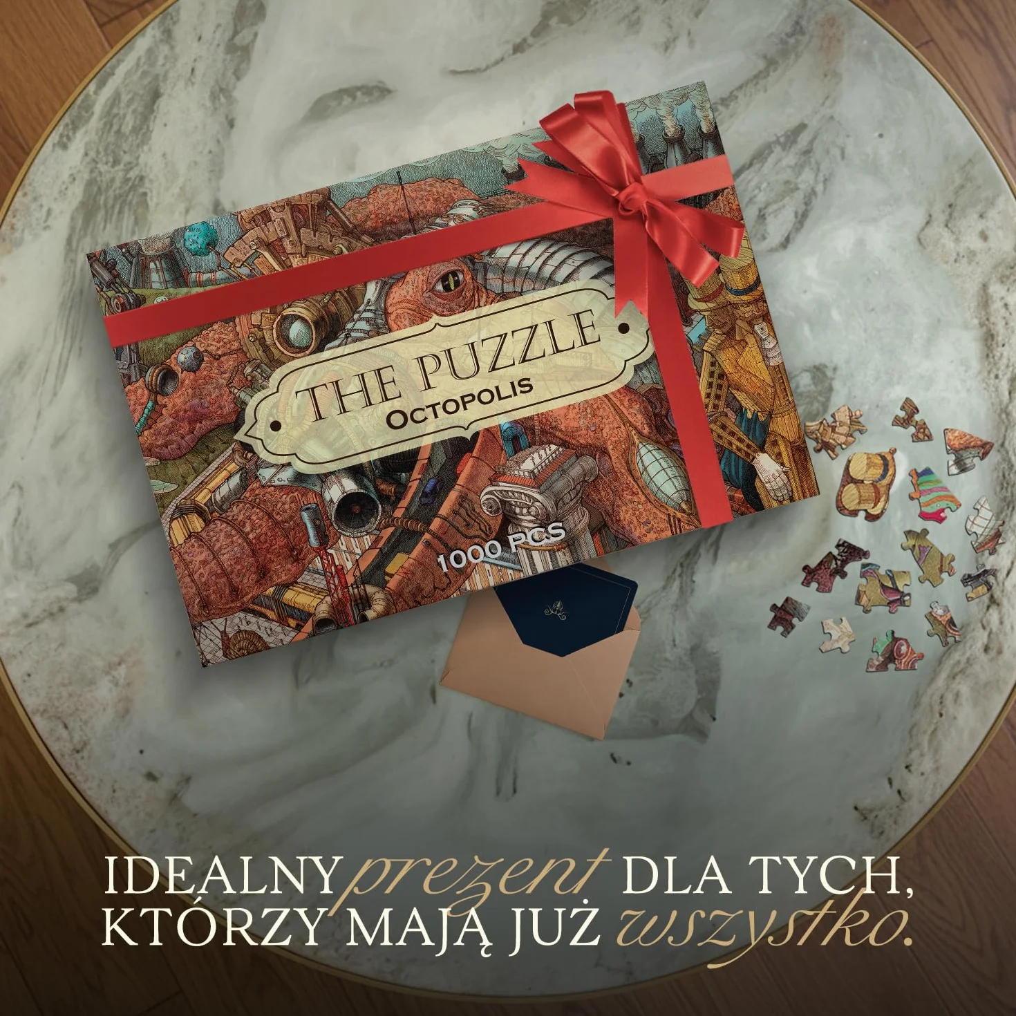 Octopolis 1000-Elementowe Puzzle dla Dorosłych z Motywem Ośmiornicy