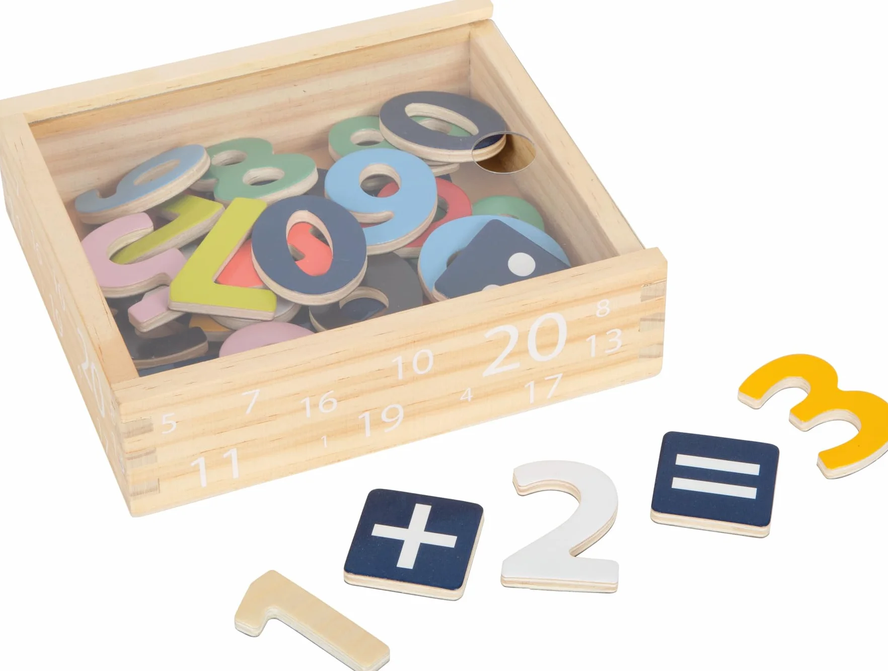 Bunte Magnetzahlen