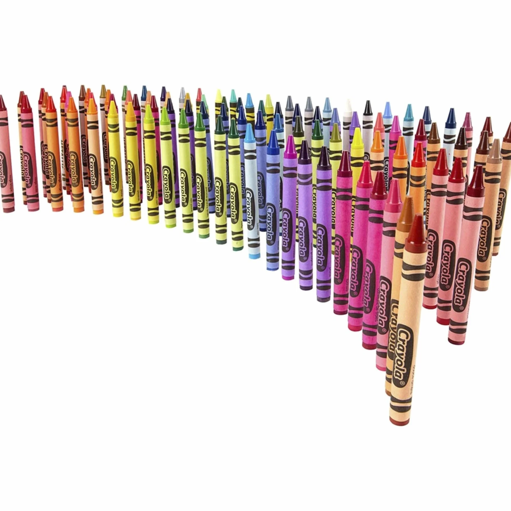 CRAYOLA 96CT CRAYONS HINGED TOP BOX