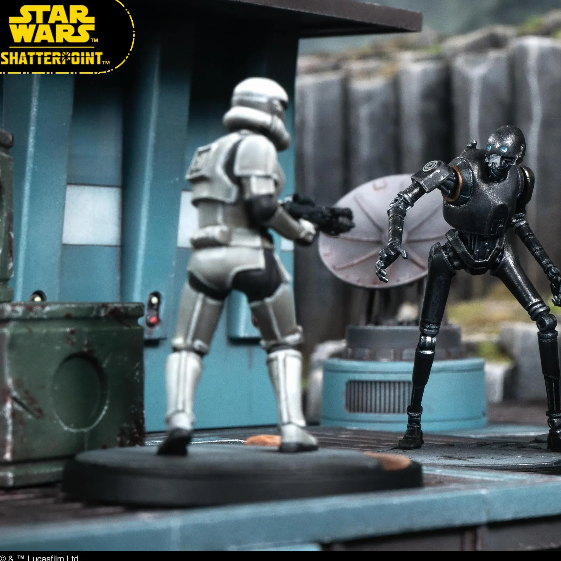 Atomic Mass Games | Star Wars Shatterpoint: All The Way Squad Pack | Gra miniaturowa | Wiek 14+ | 2 graczy | Czas gry ponad 90 minut