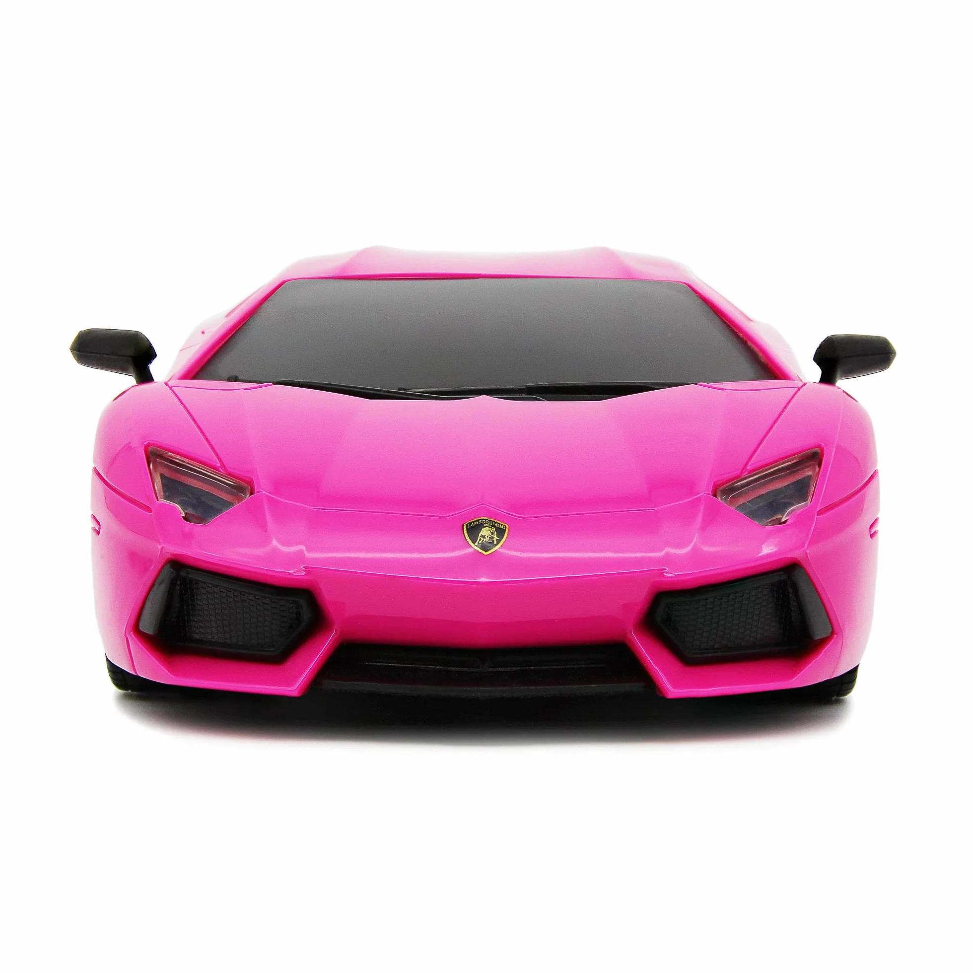 CMJ RC Cars Lamborghini różowy Aventador LP700-4 oficjalnie licencjonowany pilot do samochodu w skali 1:24 światła robocze 2,4 Ghz Girls RC