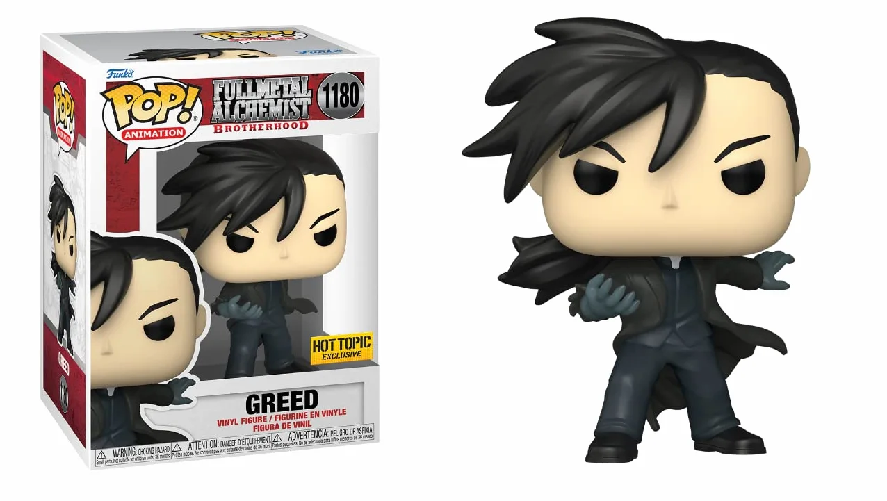 Funko Pop! Full Metal Alchemist Brotherhood Greed Special Edition #1180 Vinyl Figure