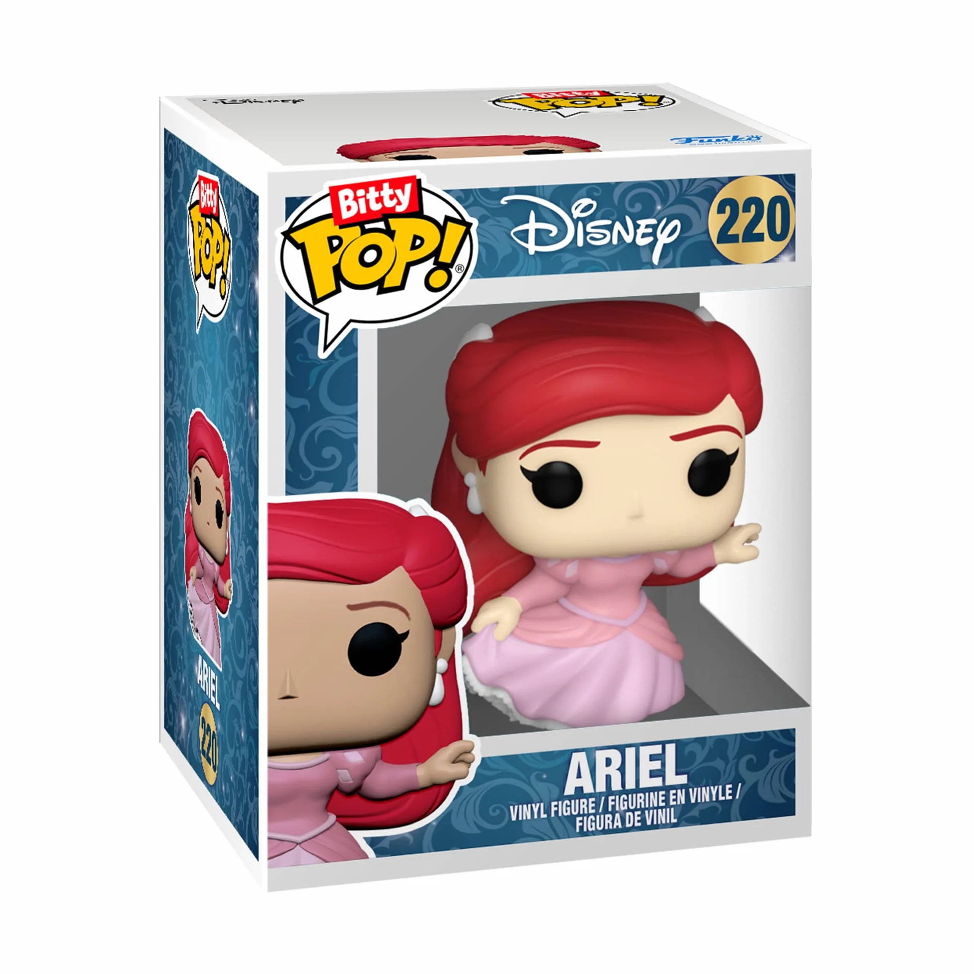 Funko Bitty Pop! Disney Princess - Roszpunka, Merida, Moana i tajemnicza mini-Figurynka z niespodzianką - 2,2 cm do kolekcjonowania - półka do układania w stos w zestawie - pomysł na prezent,