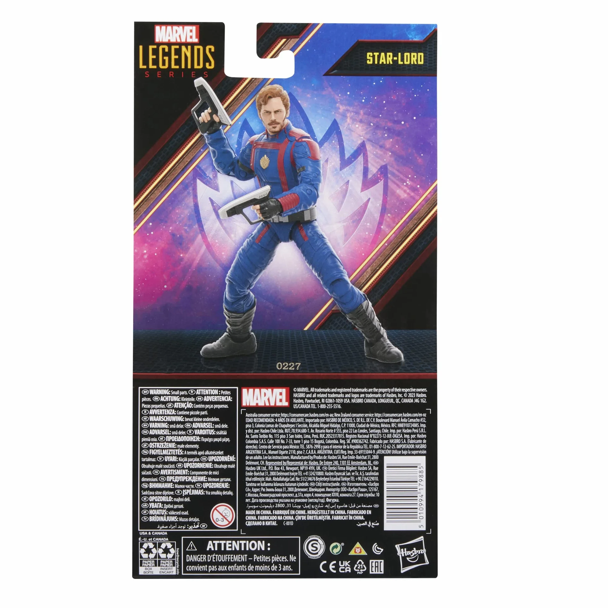 Marvel Legends Series Star-Lord, Guardians of The Galaxy Vol. 3 15 cm kolekcjonerskie figurki akcji, zabawki dla dzieci w wieku od 4 lat