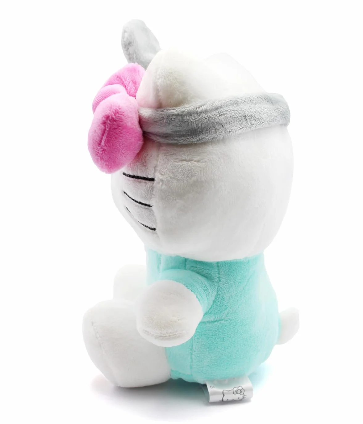 Hello Kitty Doctor Eco Plush 24 cm w kartonowych torebkach wielokrotnego użytku – plusz jest wykonany w 100% z butelek PET pochodzących z recyklingu