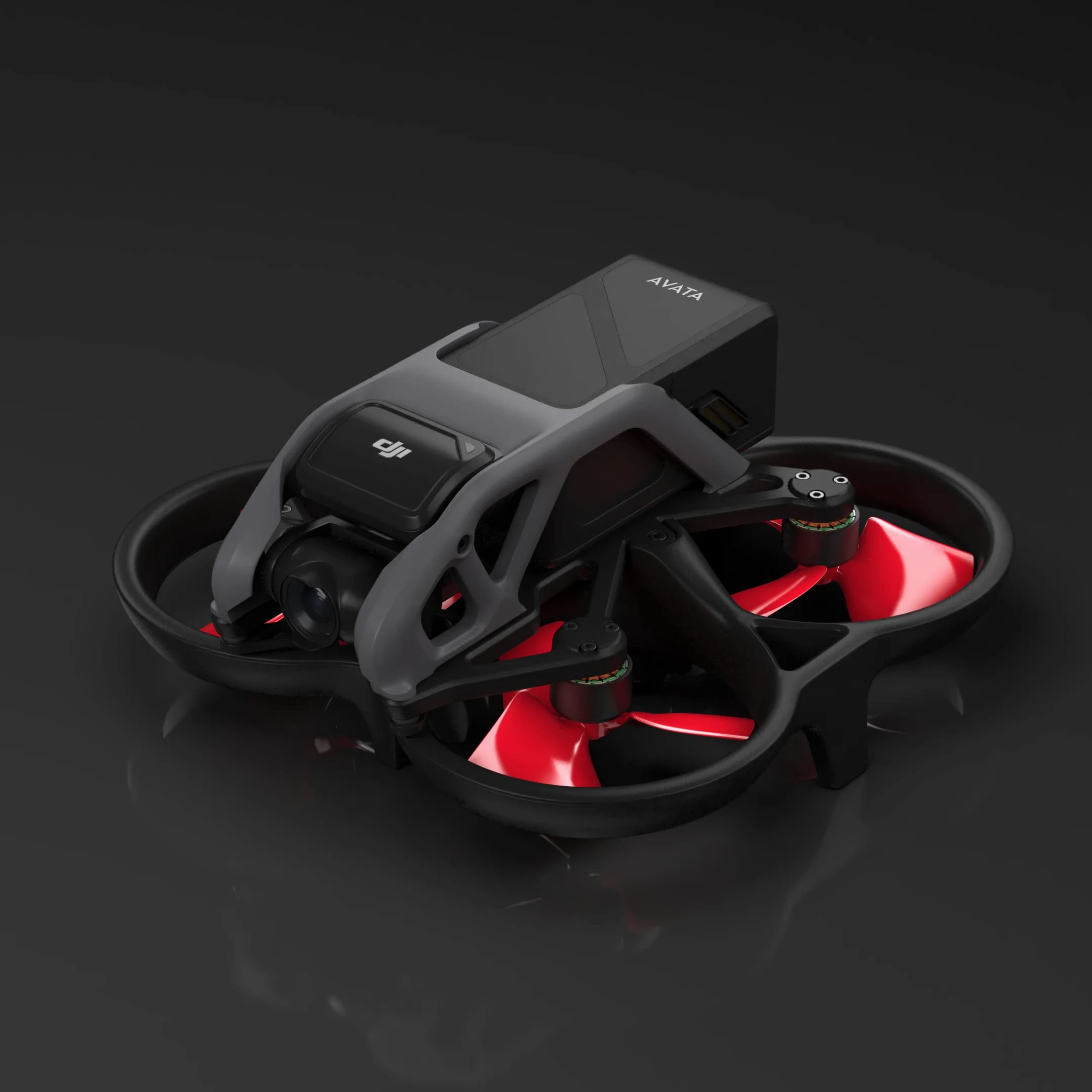 Master Airscrew Śmigła 3-łopatowe Upgrade do DJI Avata - Czerwone, 4 sztuki