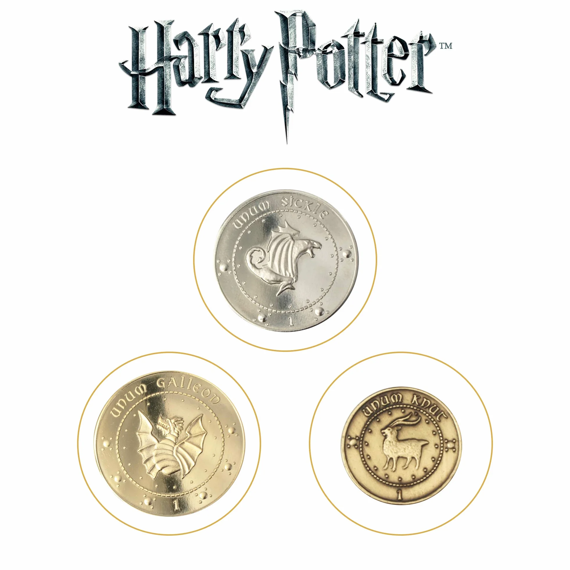 The Noble Collection Kolekcja monet bankomatowych Harry Potter Gringotts