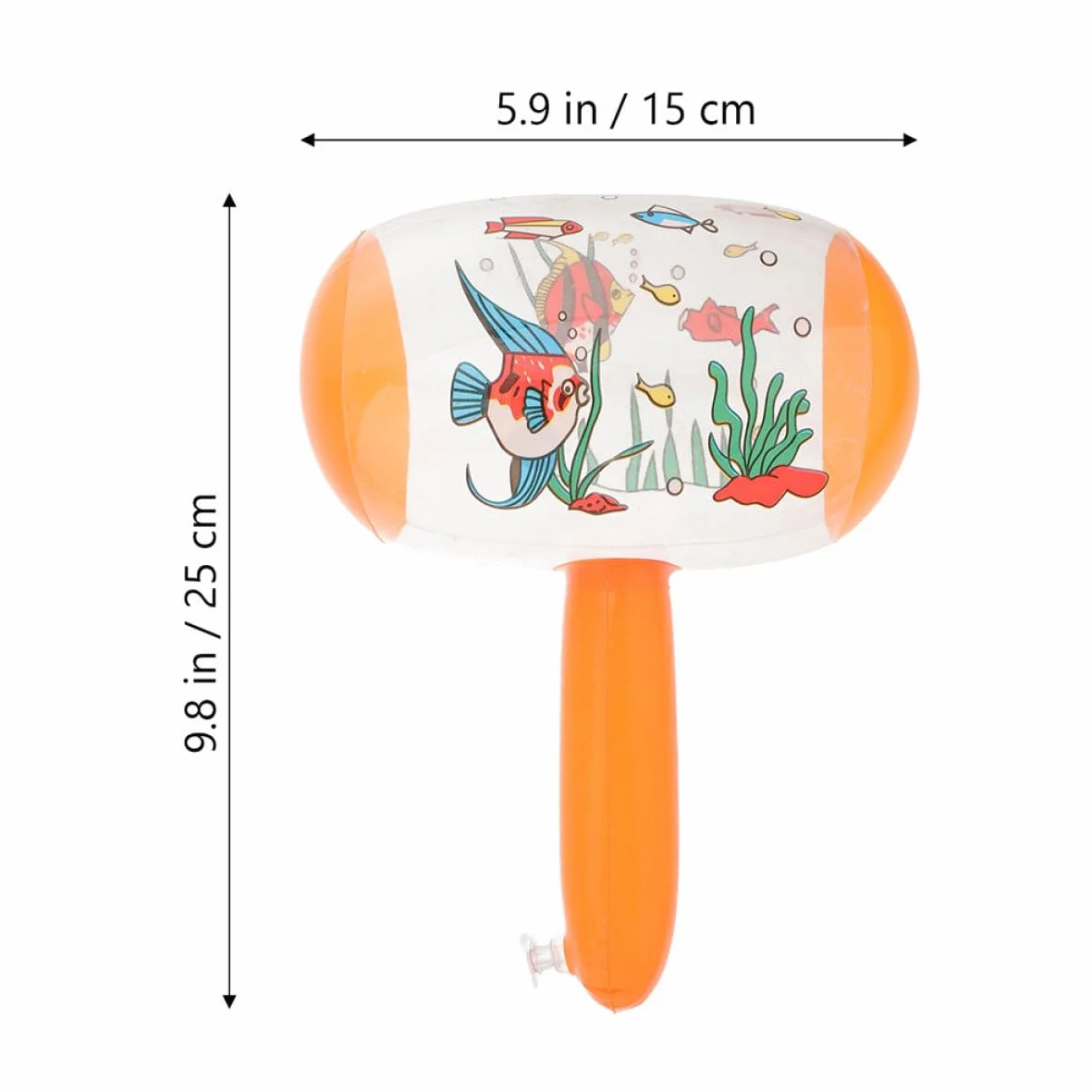 8kawałki Inflacyjnych Młotków z Dzwonkiem Funny Inflatable Hammer Do Imprez i Gier Idealny Urodziny i Festiwale Bezpieczne i Wytrzymałe Akcesoria Zabawowe