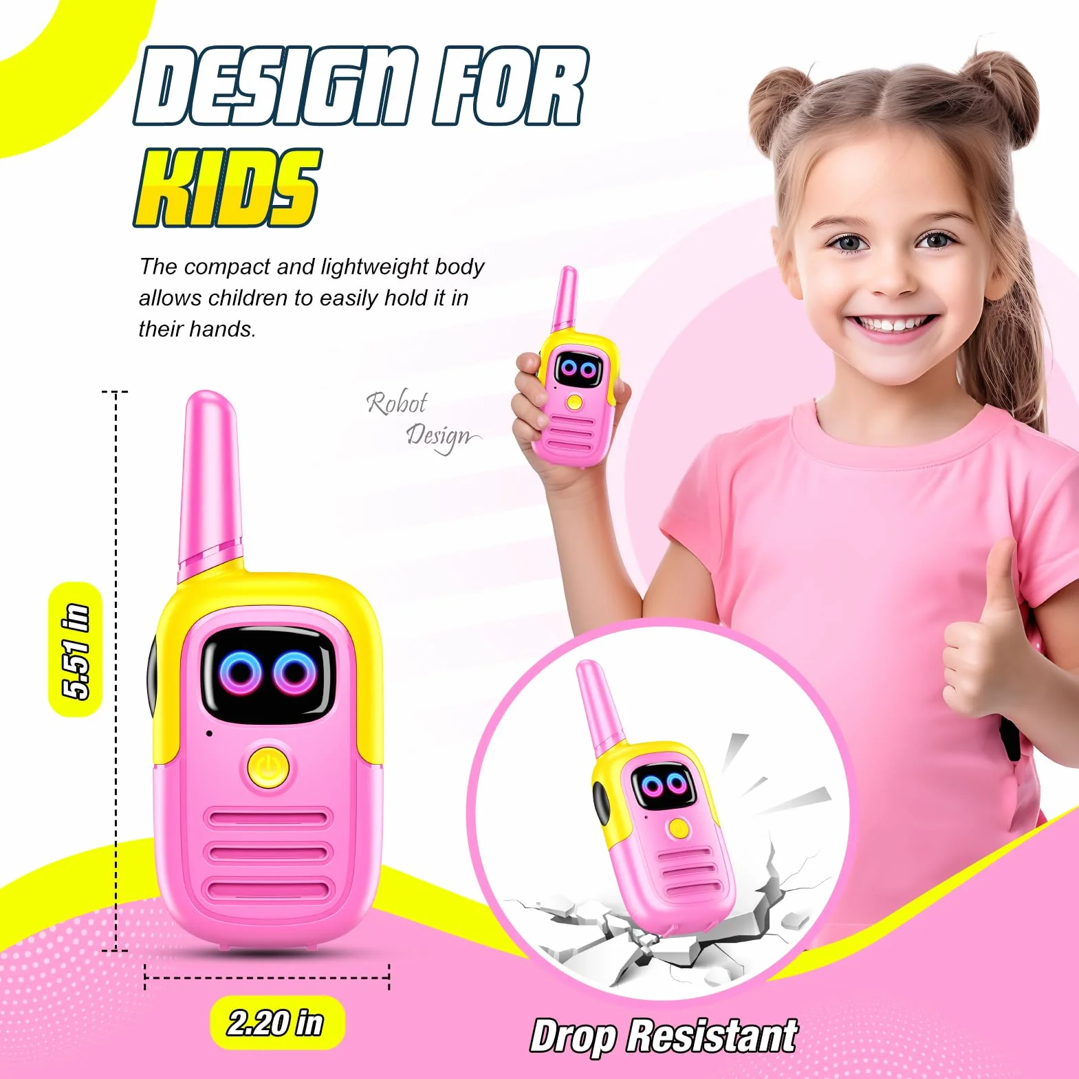 walkie talkie (A-Różowy Żółty)