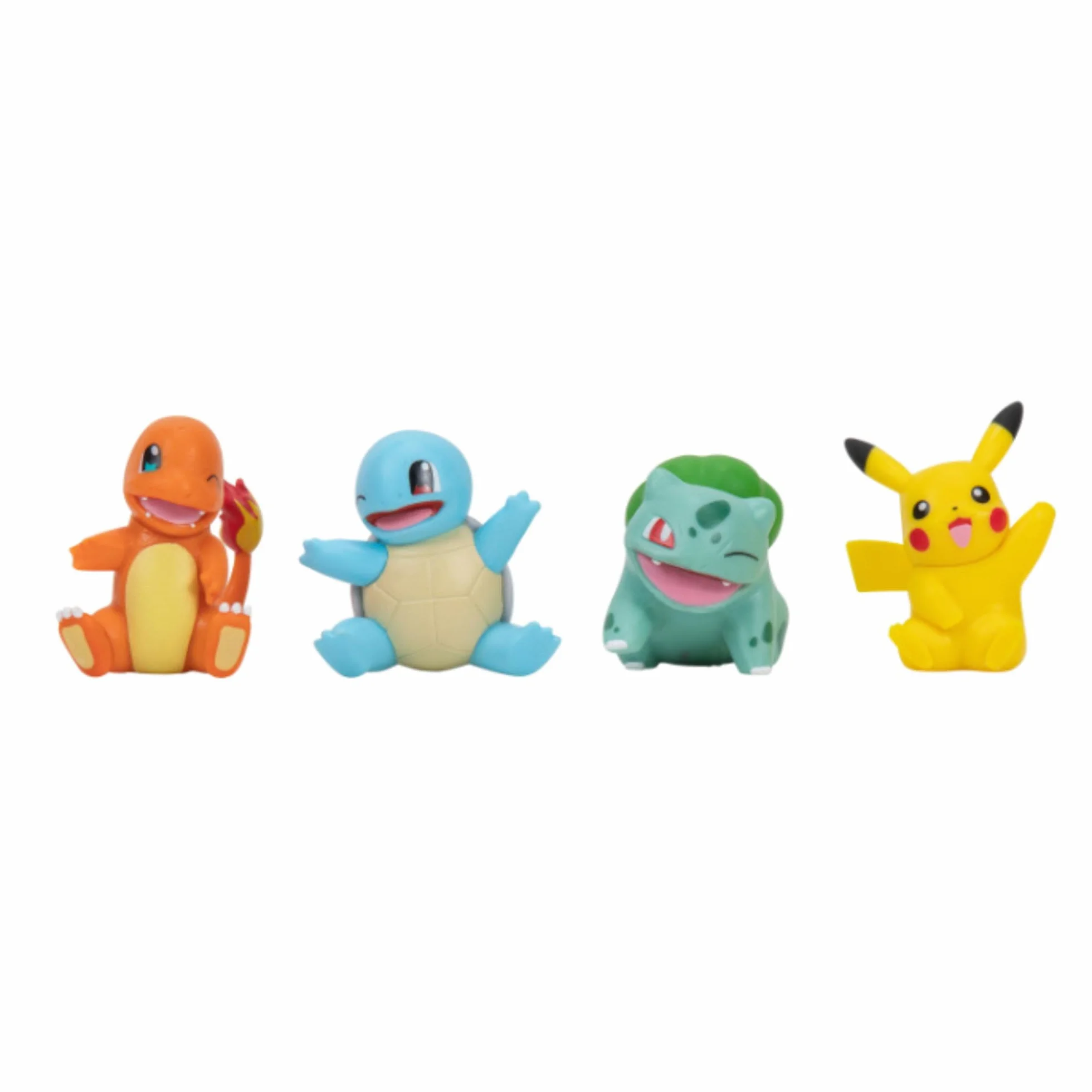Pokemon Mecz Figure; Pikachu, Bulbasaur, Charmander, Squirtle 5cm Rysunek