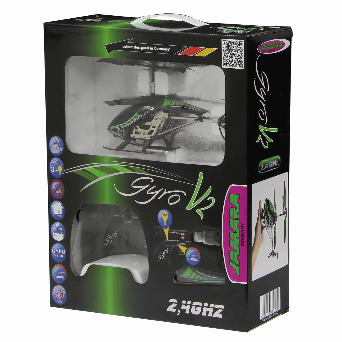 Jamara Jamara038150 2,4 GHz Gyro V2 helikopter