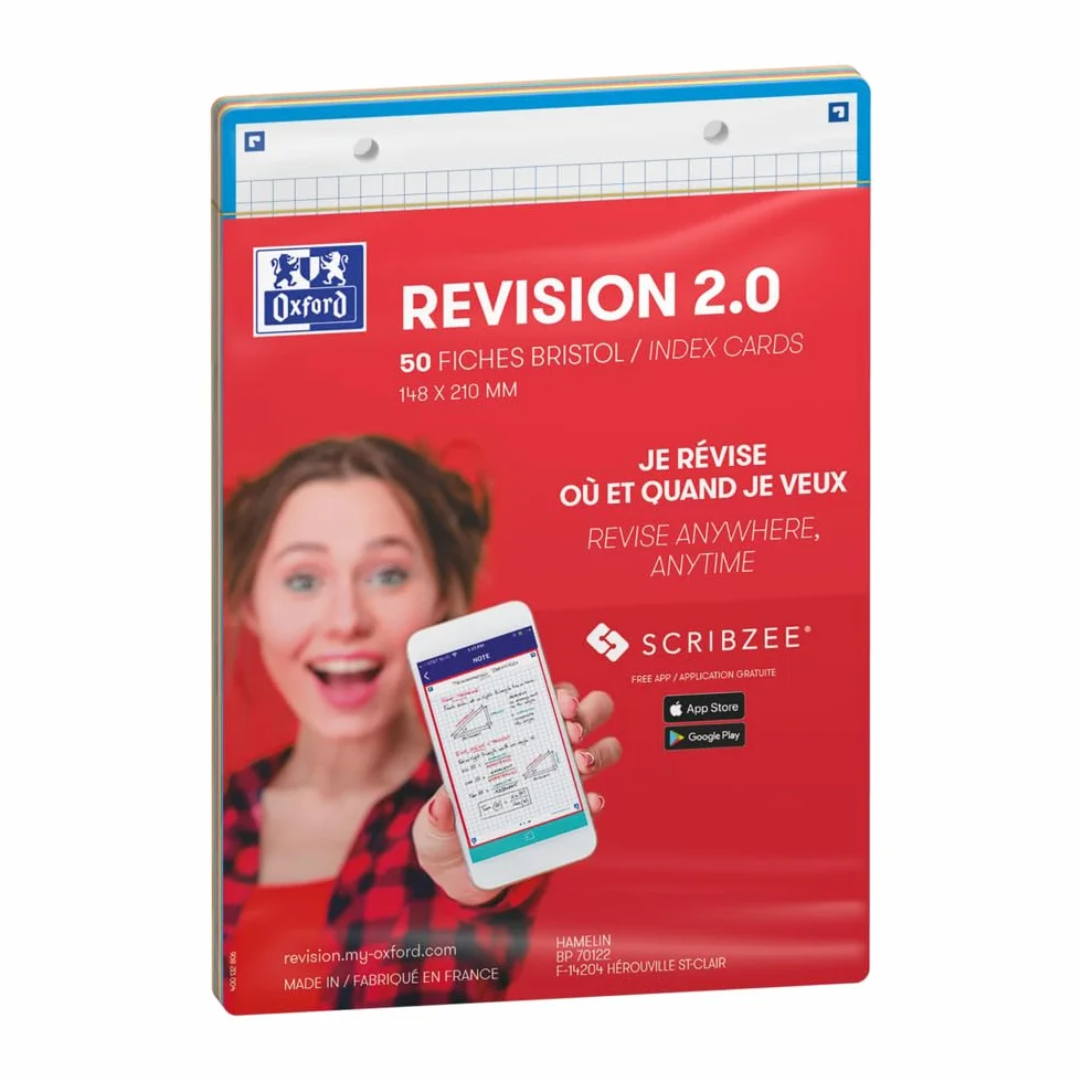 Oxford Révision 2.0 400137404 Fiszki A5, Wielokolorowy