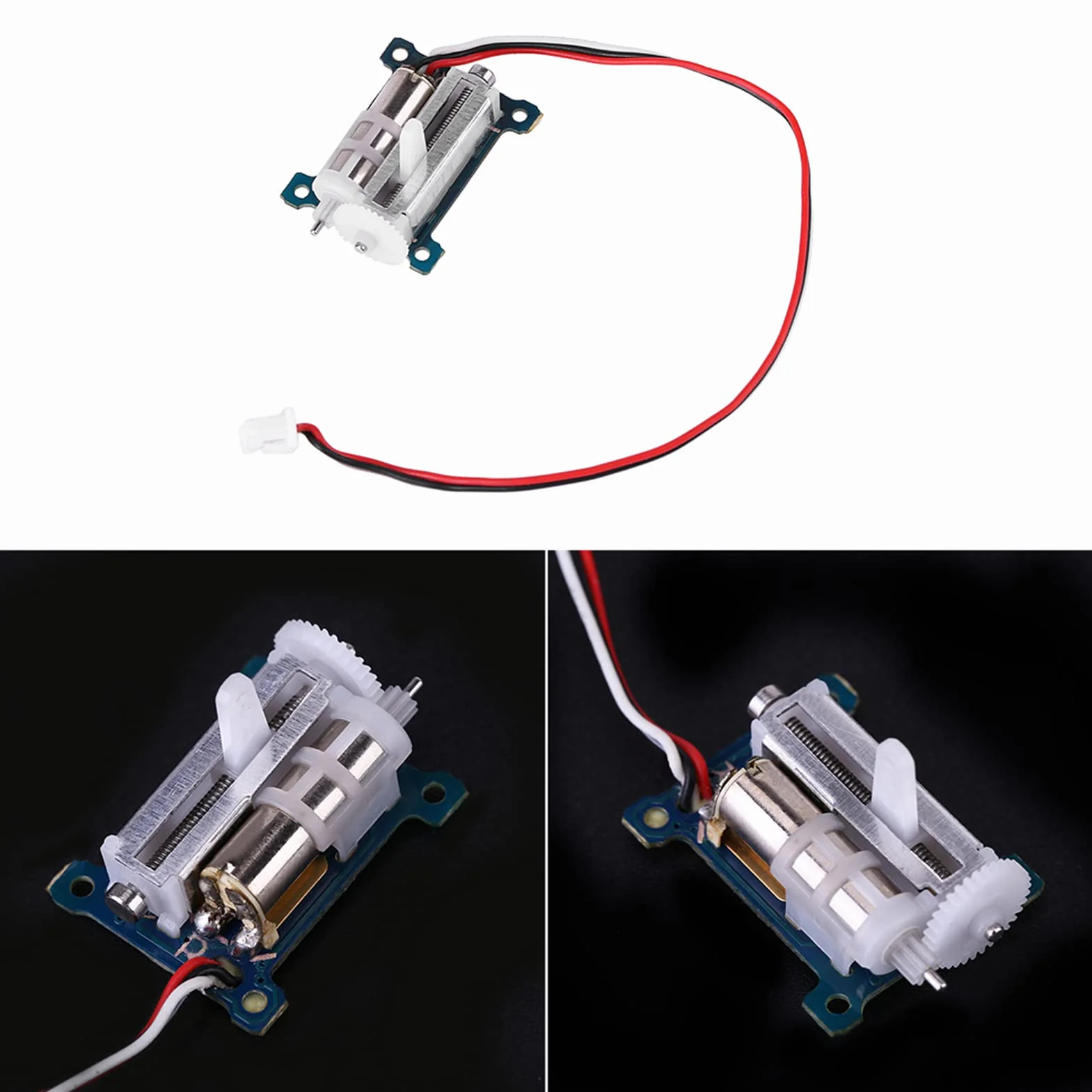 Serwo Liniowe Micro 1.5g, Cyfrowy Analogowy, 3.7V-5V, Siłownik Liniowy do Modeli Samolotów RC i Pojazdów, 15x20mm