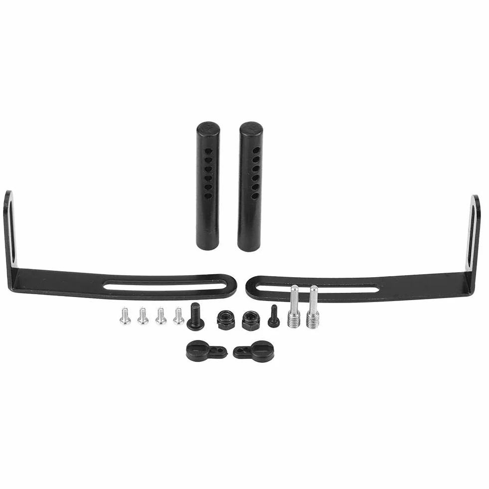 Zderzak przedni samochodu RC z wciągarką, przedni zderzak ze stopu aluminium z wciągarką Bezprzewodowy pilot zdalnego sterowania do RC Car Crawler Upgrade Part