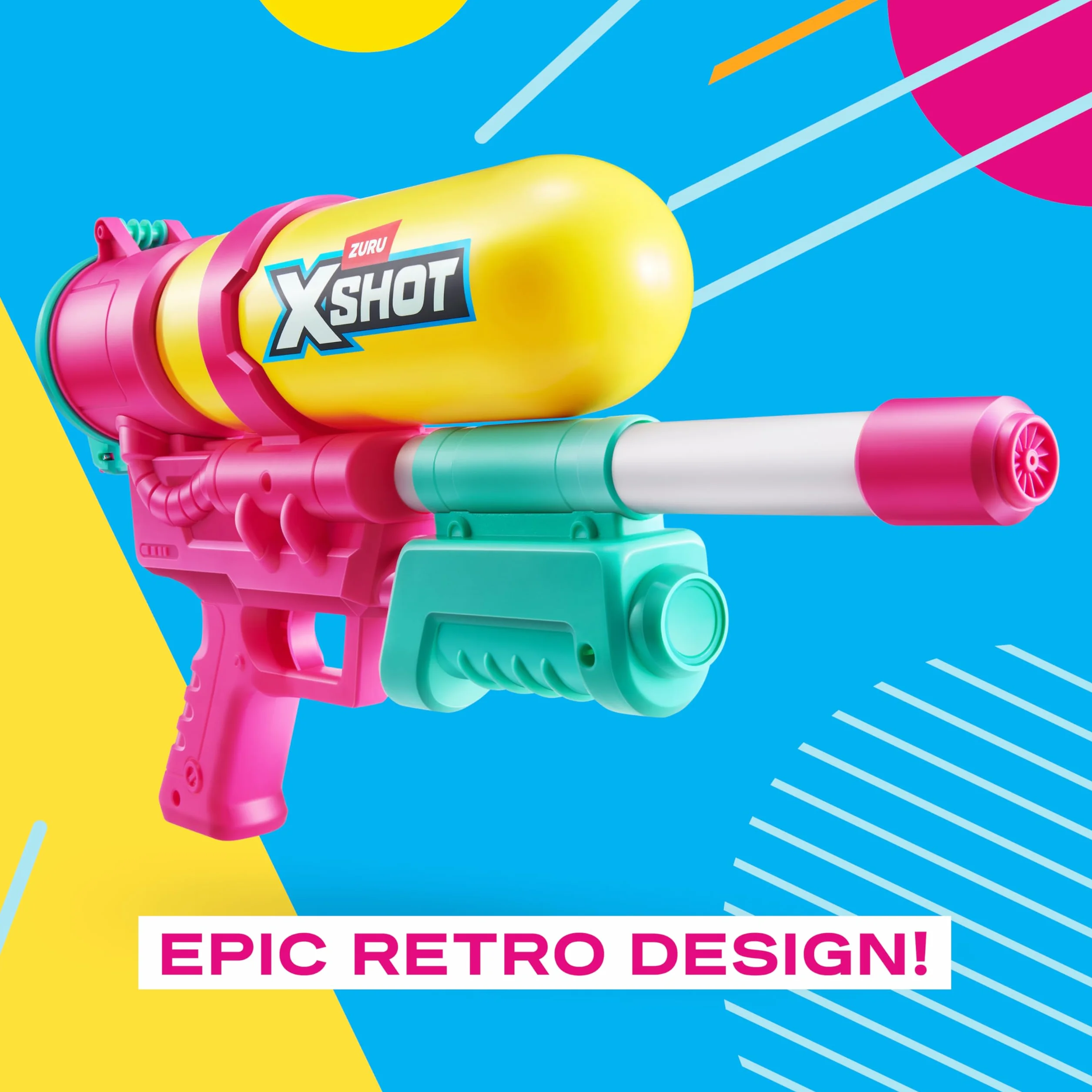 XSHOT Water -FAST FILL-SERIES 1-RETRO BLASTER ŻÓŁTY