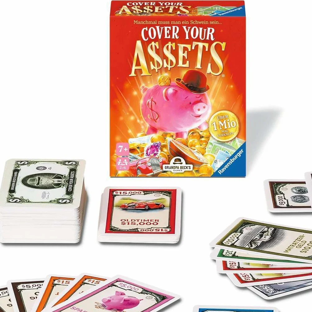 Cover Your Assets Kartenspiel ab 7 Jahre