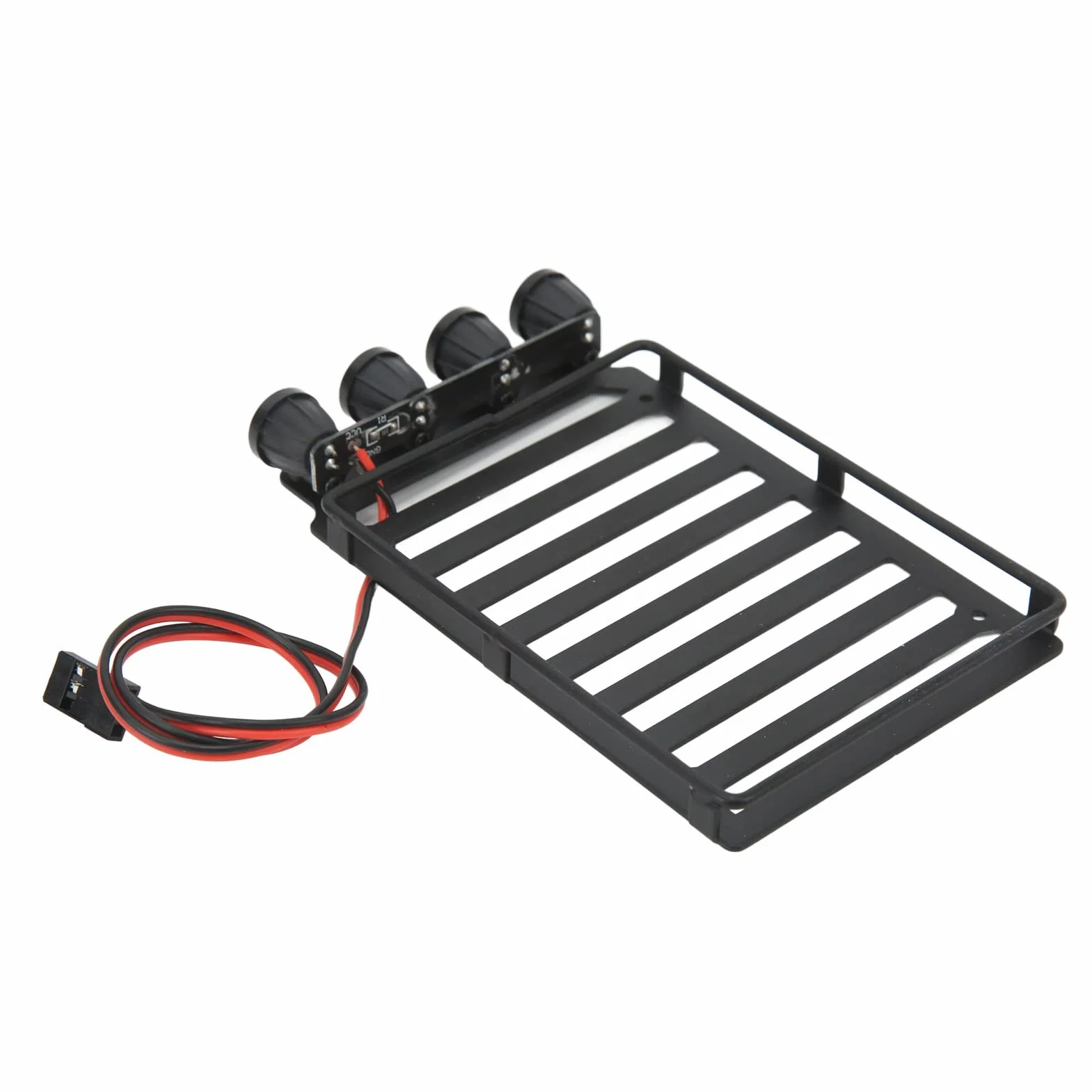 Dilwe Bagażnik Dachowy RC ze światłem LED Axial SCX24 1:24 Plastikowy