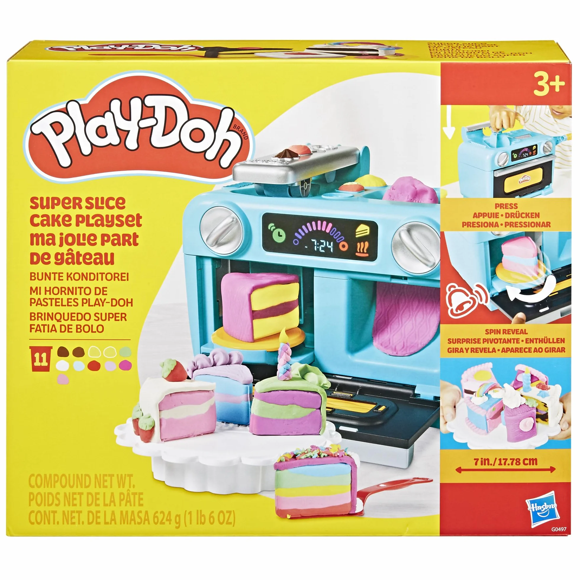 Zestaw do zabawy Play-Doh Super Slice Cake