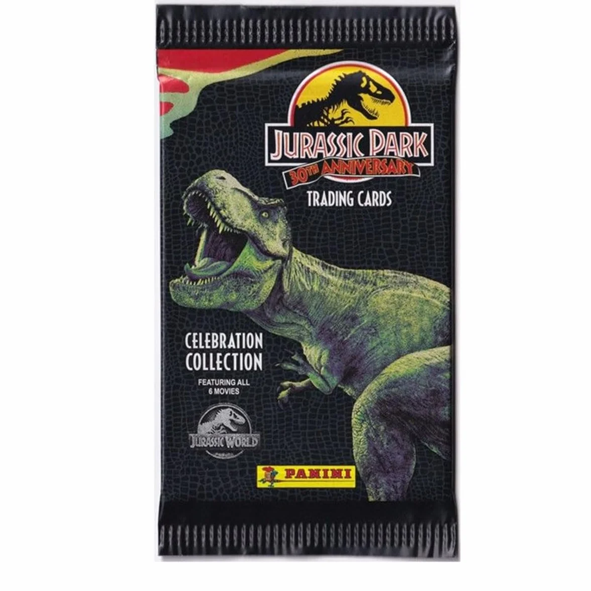 Panini Jurassic Movie 3 karty handlowe - 30 rocznica pudełko z 18 kieszonkami