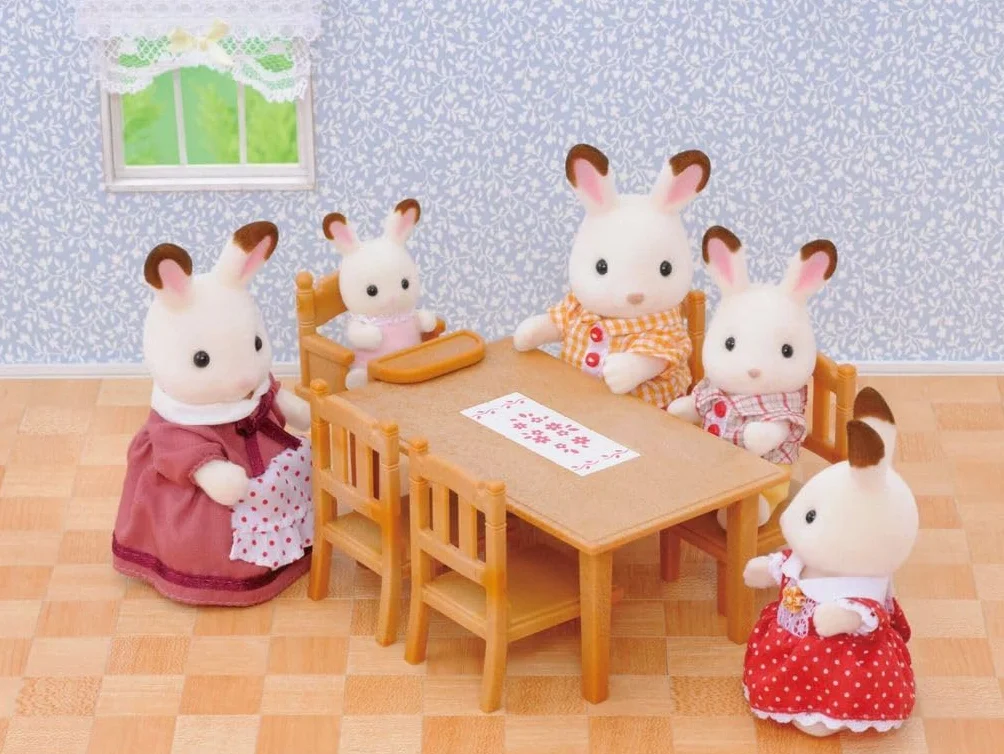 Sylvanian Families 4506 Zestaw do jadalni - stół i krzesła