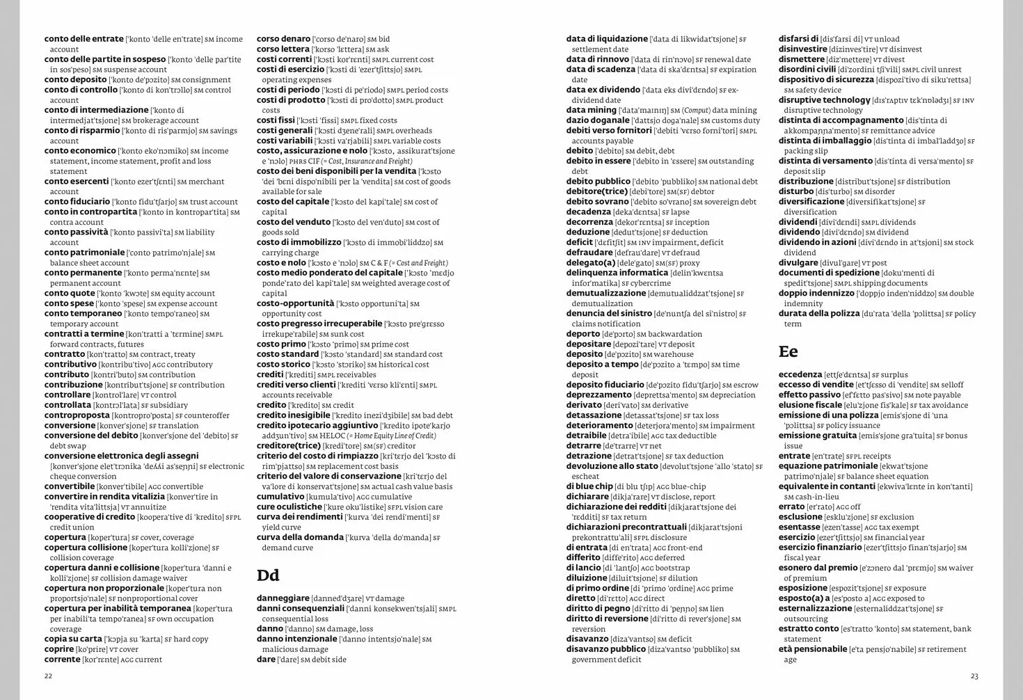 Italian Dictionary Complete and Unabridged: For advanced learners and professionals