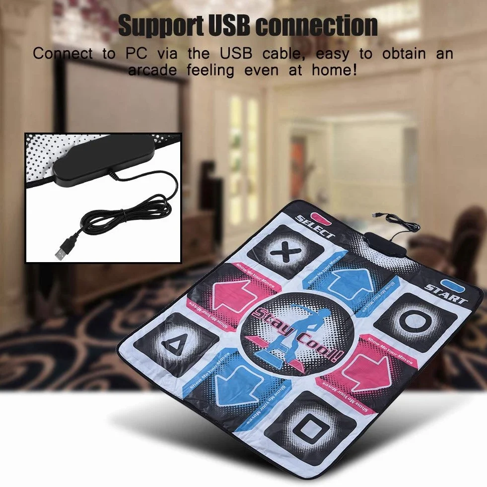 Yosoo Health Gear Mata do tańca USB, antypoślizgowa, kontroler tańczący