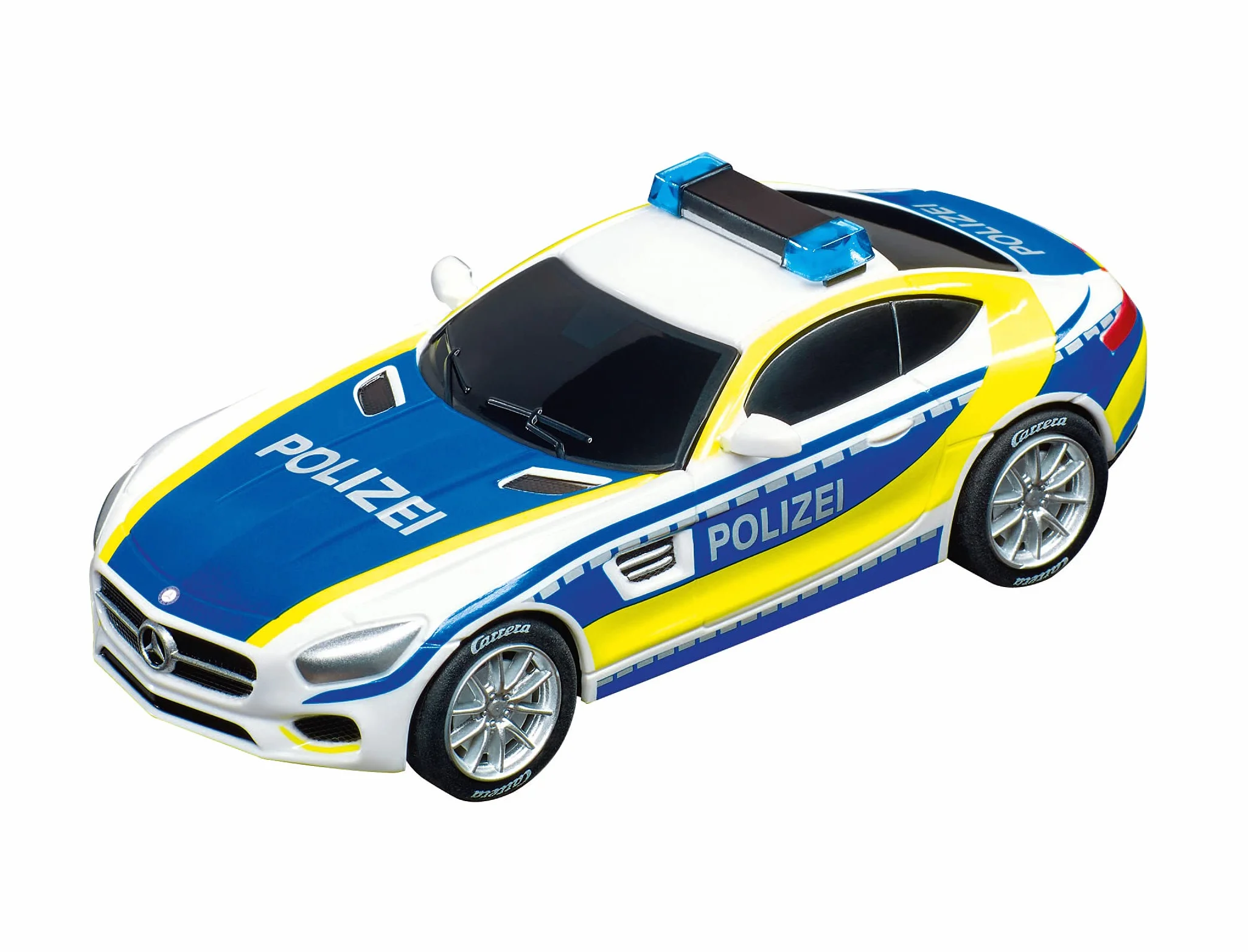 Carrera GO!!! Mercedes-AMG GT Coupé Policja I tory wyścigowe i licencjonowane autokary | dla 2 graczy | dla chłopców i dziewcząt od 6 lat i dorosłych