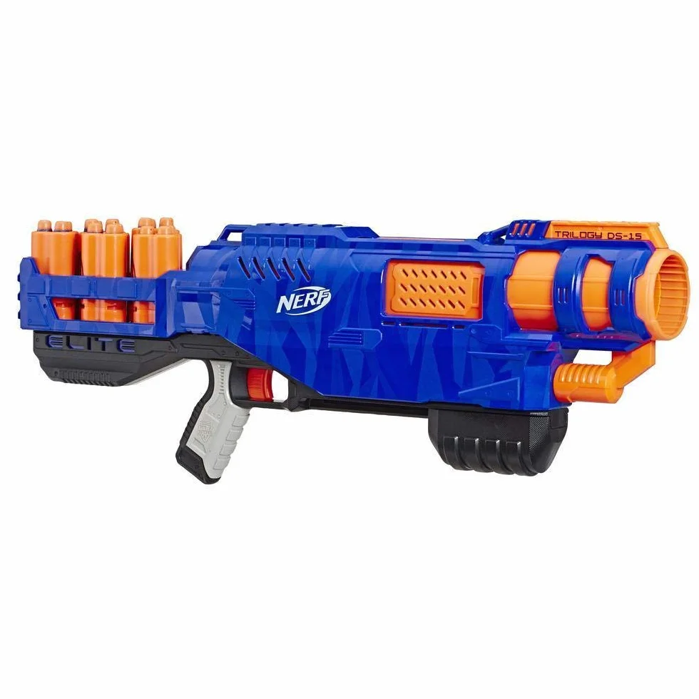 Hasbro E2853EU4 Nerf N-Strike Elite Blaster do Zabawy, z 15 Lotkami, Wielokolorowy