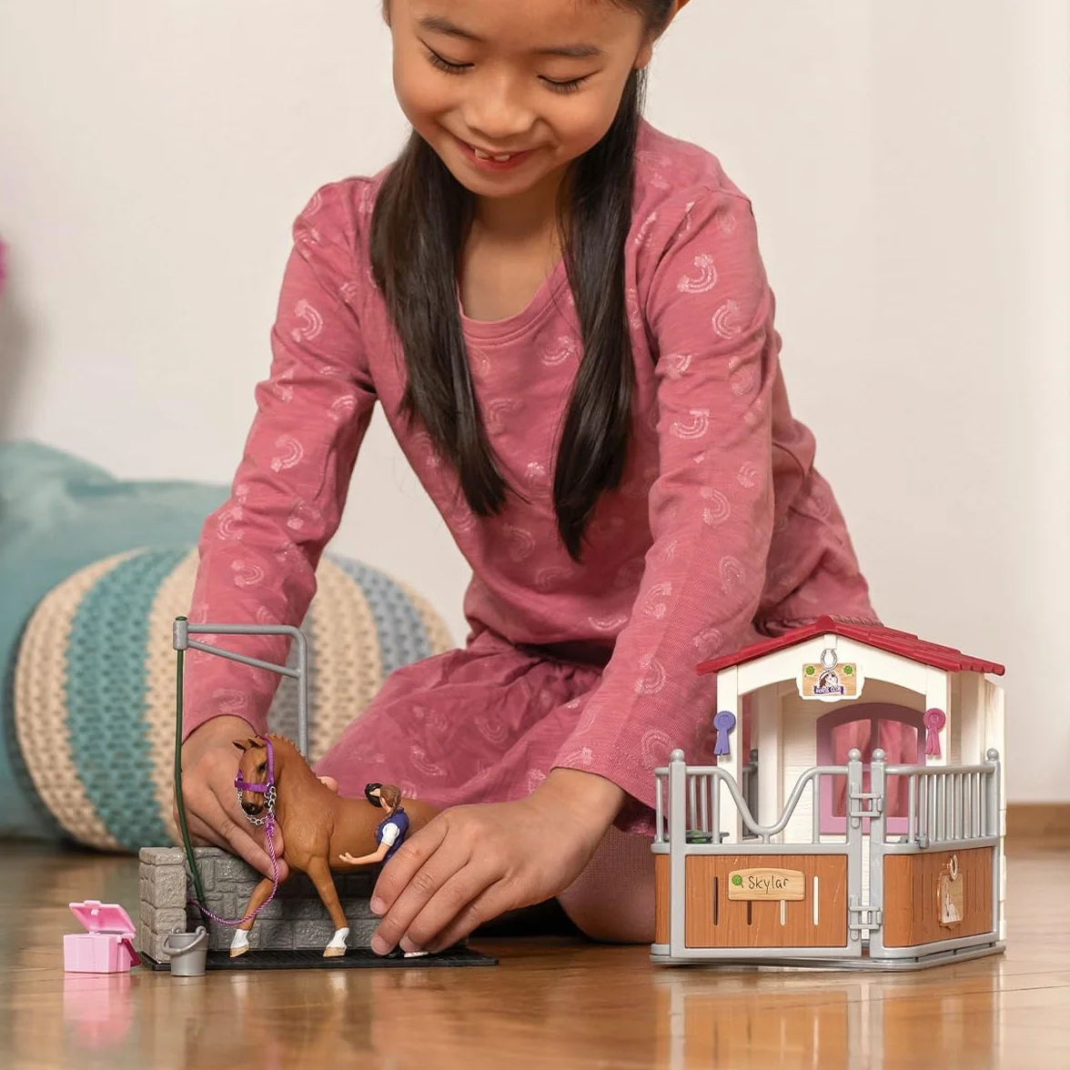 Schleich Horse Club Paardenbox met Wasplaats 72177 Exclusief
