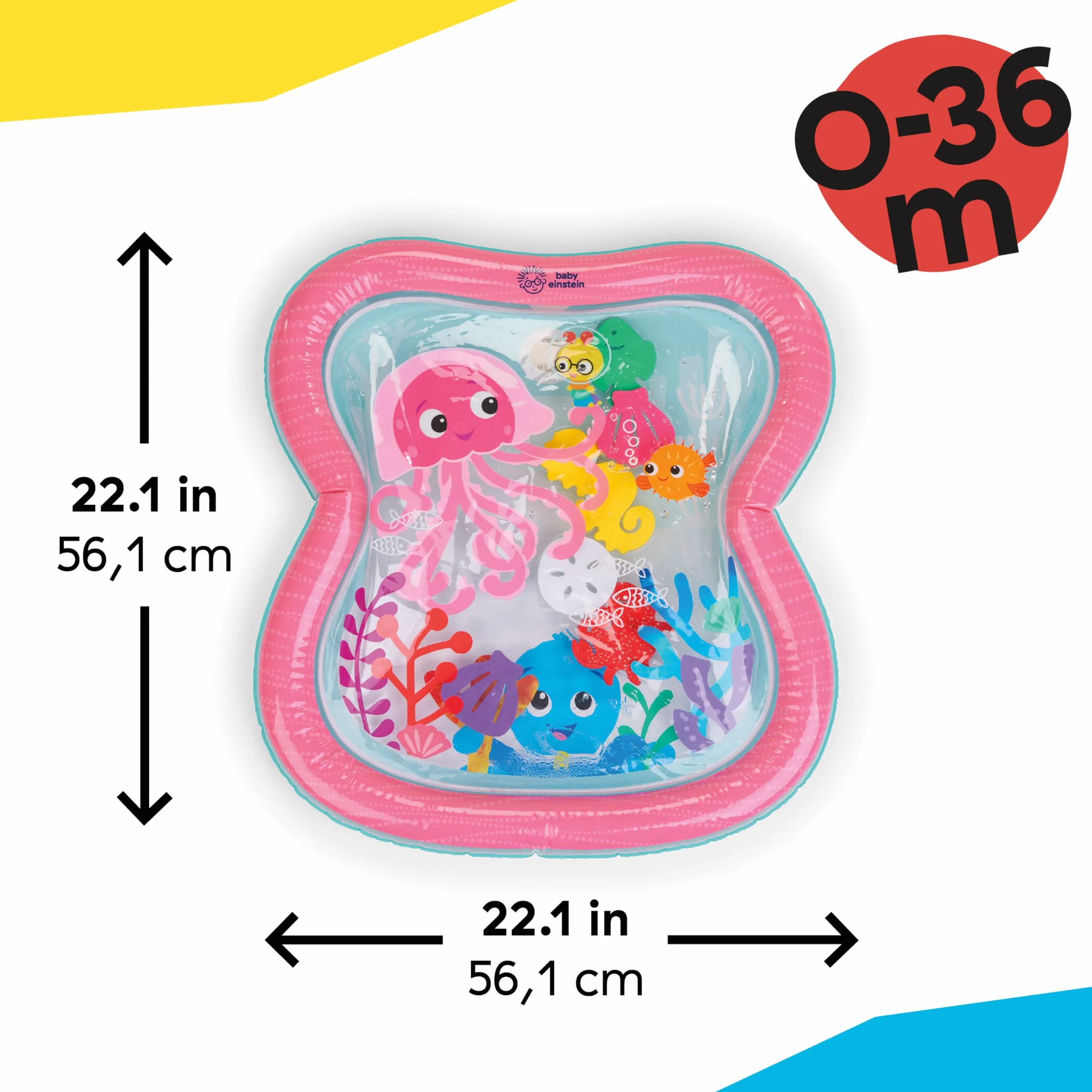 Baby Einstein Ocean Explorers Jiggling Janet mata wodna multisensoryczna 0-36 miesięcy