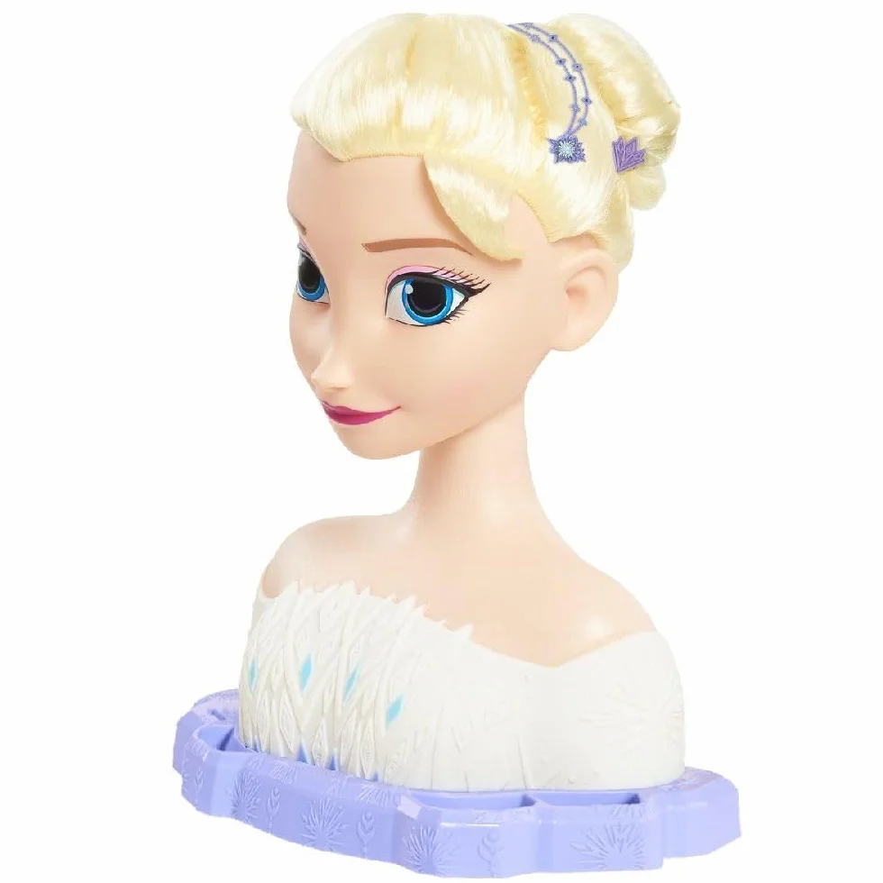 Disney’s Frozen 2 Deluxe Elsa the Snow Queen Styling Head, 17-pieces