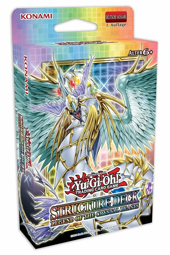 Yu-Gi-Oh Trading Card Game Structure Deck Legend of The Crystal Beasts – 1. edycja – wydanie niemieckie