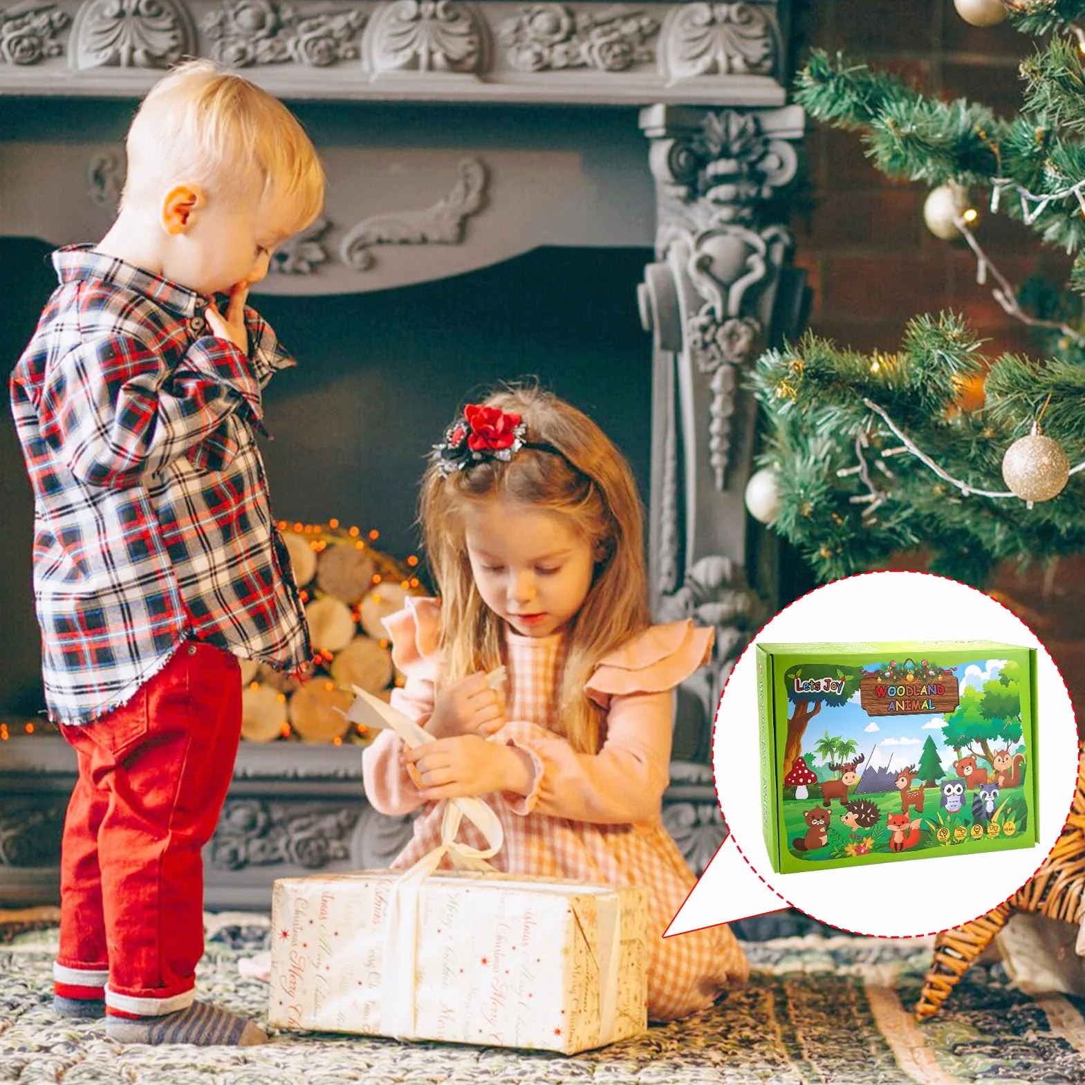 Lets Joy Zestaw do szycia ze zwierzętami leśnymi, zestaw do szycia, filcowe zestawy do szycia, zestaw do majsterkowania, zestaw filcowy dla początkujących dzieci, kreatywny zestaw do szycia figurek