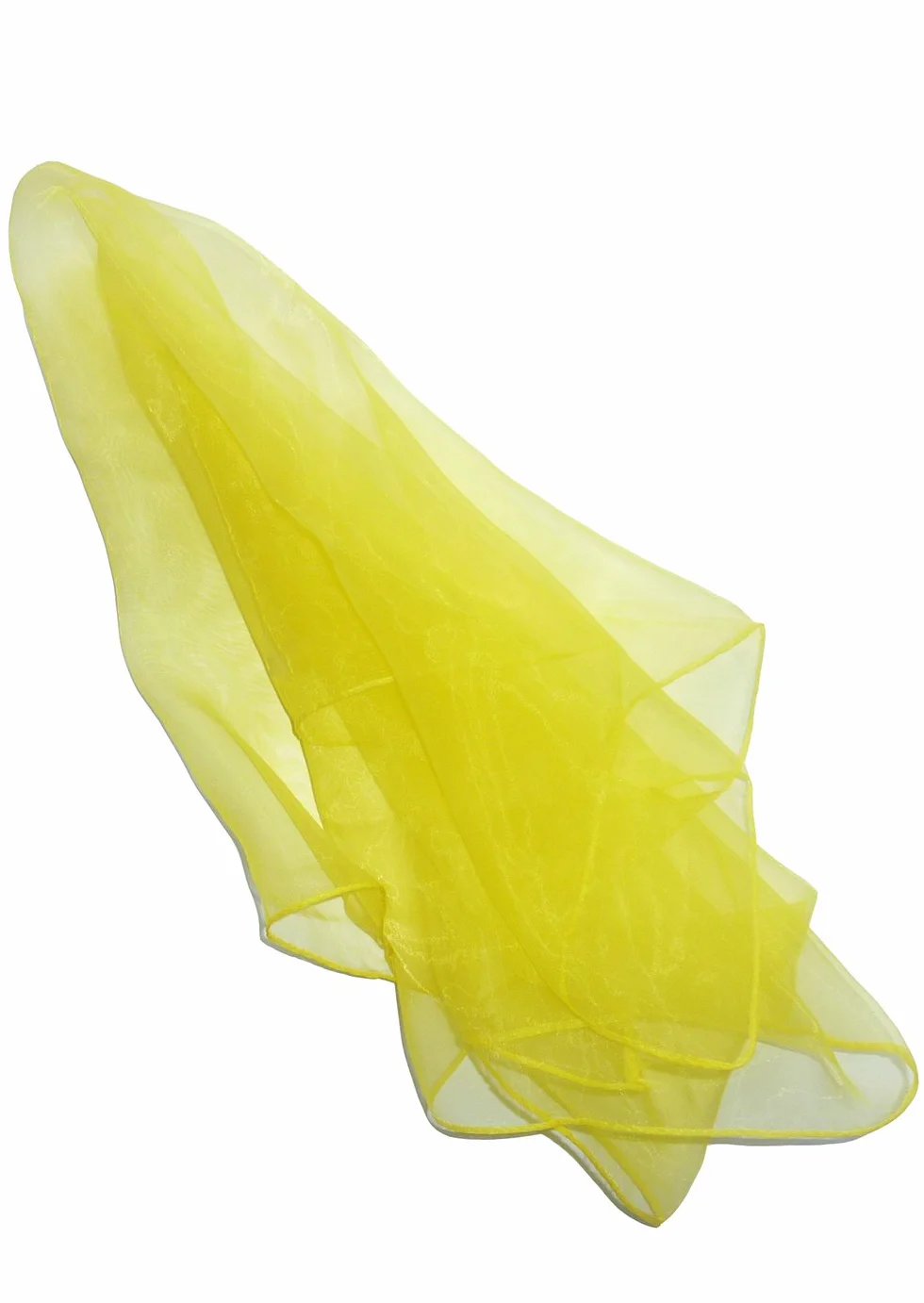 Hoerev Małe Opakowanie 12 (ok. 60 cm x 60 cm) Żonglowanie (taniec) Szaliki, Małe Pływające Szaliki Dla Małych Ludzi,Biały