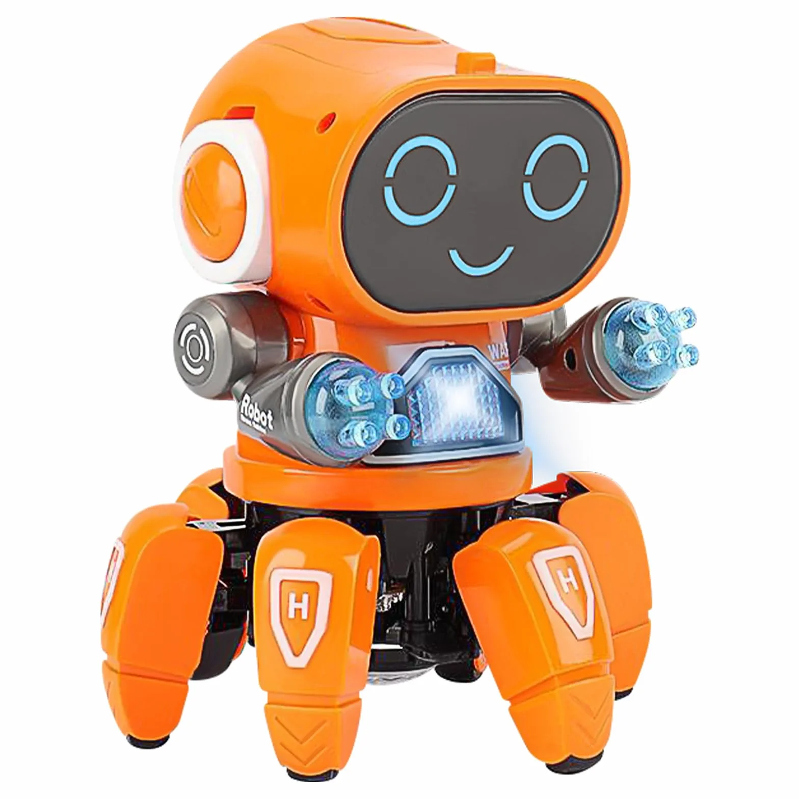 Robot zabawka dla dzieci, robot towarzyszący z kolorową projekcją światła, tańcem, śpiewem i chodzeniem, dla dzieci w wieku 4-12 lat, jako prezent urodzinowy