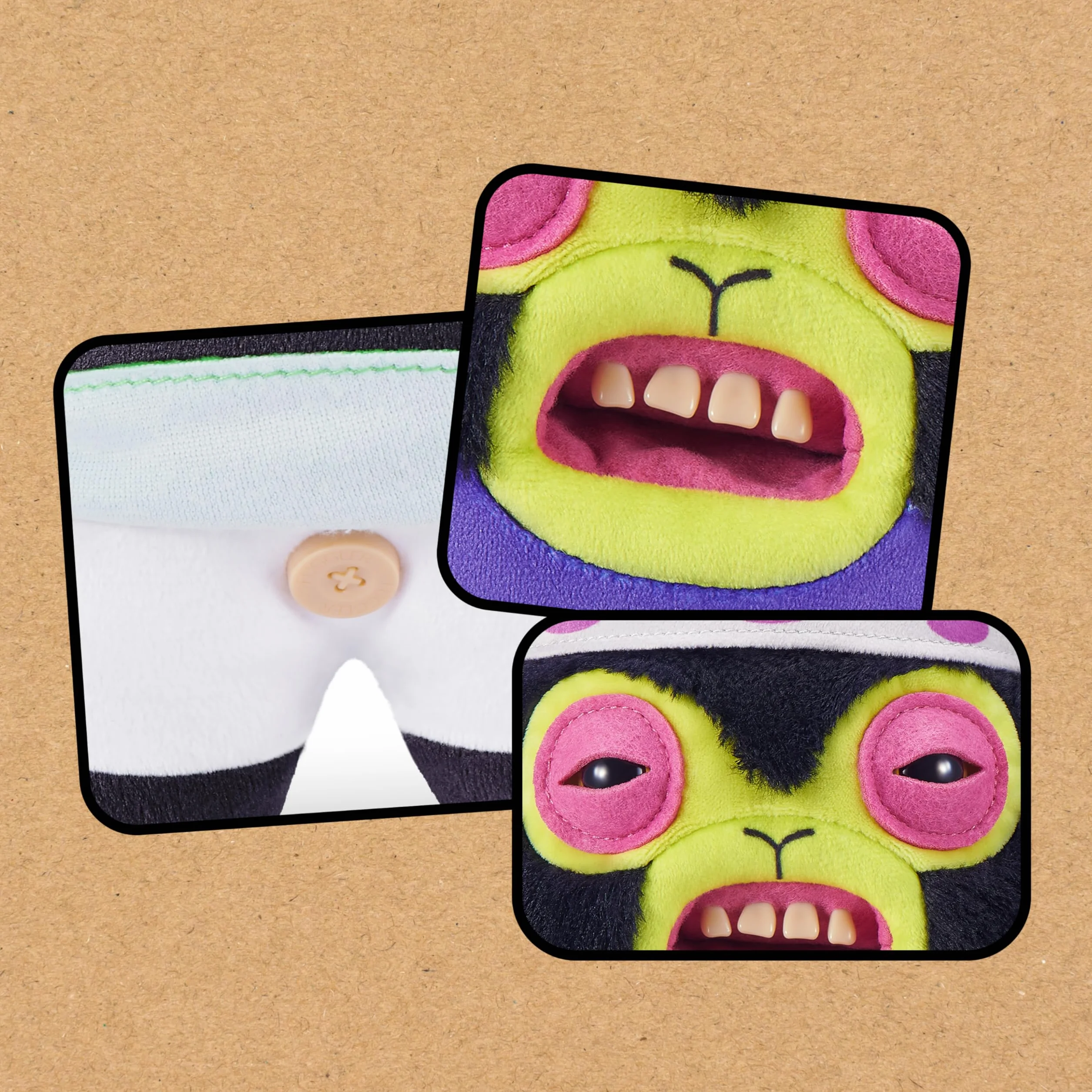 Fuggler SERIES 1-POWERPUFF GIRLS PLUSH 9" (MOJO JOJO)
