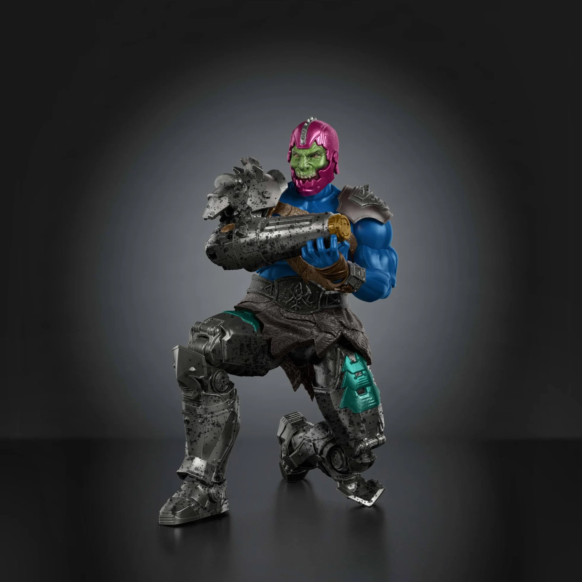 Masters of the Universe Chronicles Władcy Wszechświata Film 2026 Trap Jaw Żelaznoszczęki Figurka w skali 1:12, filmowy złoczyńca, hak na rękę, 30 punktów ruchu, zabawka dla dzieci 6+, JKJ27
