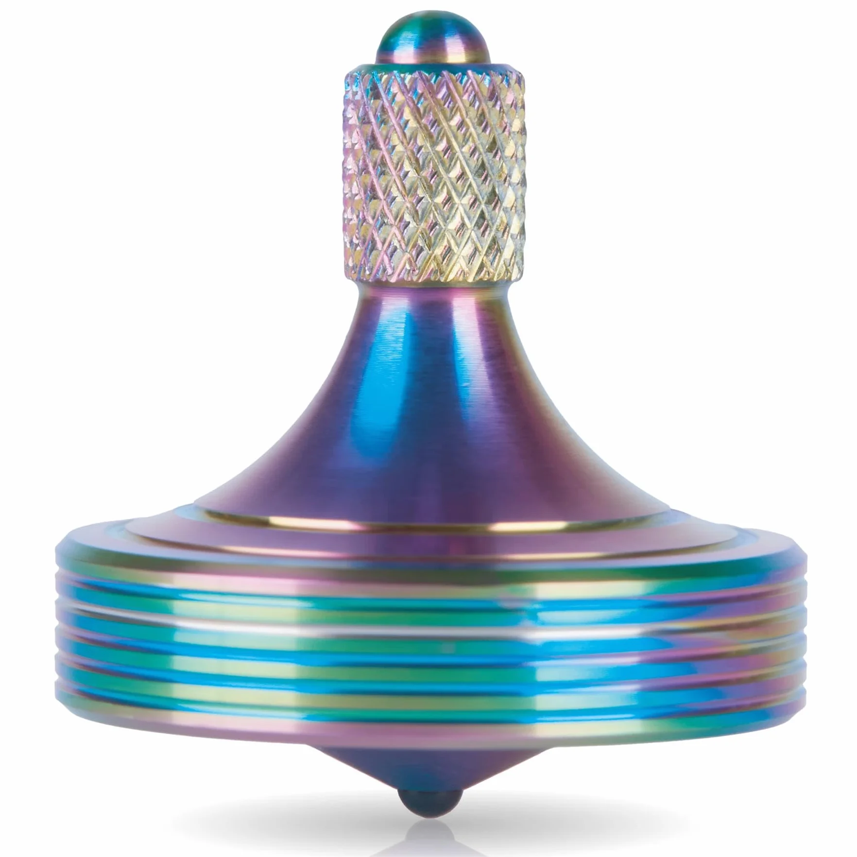 bopster Metalowy bączek fidget spinner 41 g wielokolorowy