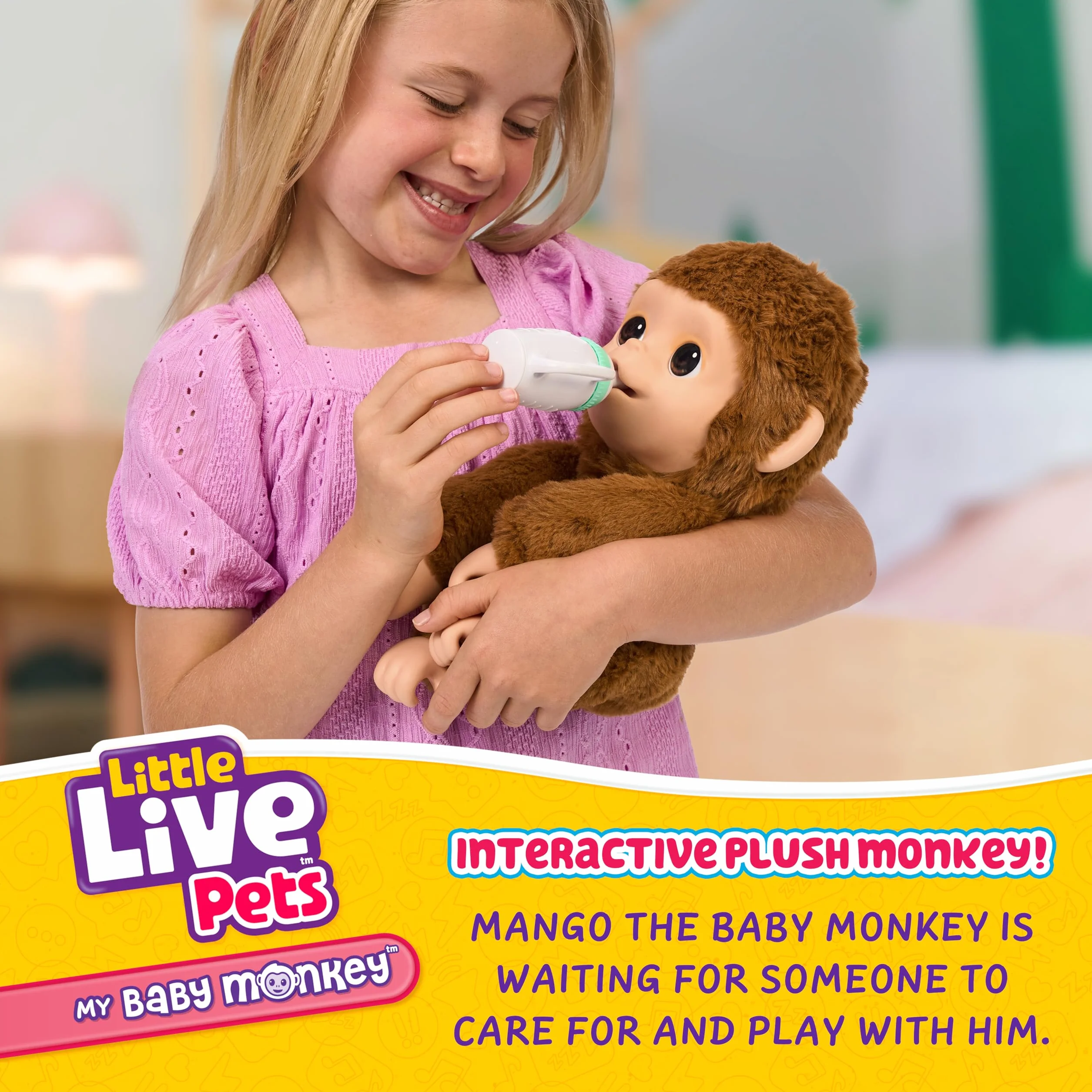 Little Live Pets My Baby Monkey zestaw 1 pluszaków