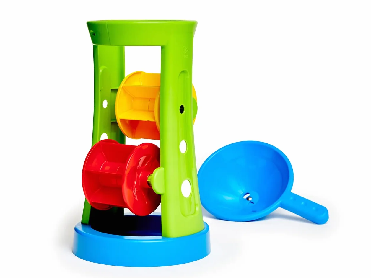 Hape E4046 Double Sand and Water Wheel - Beach and Bath Toys