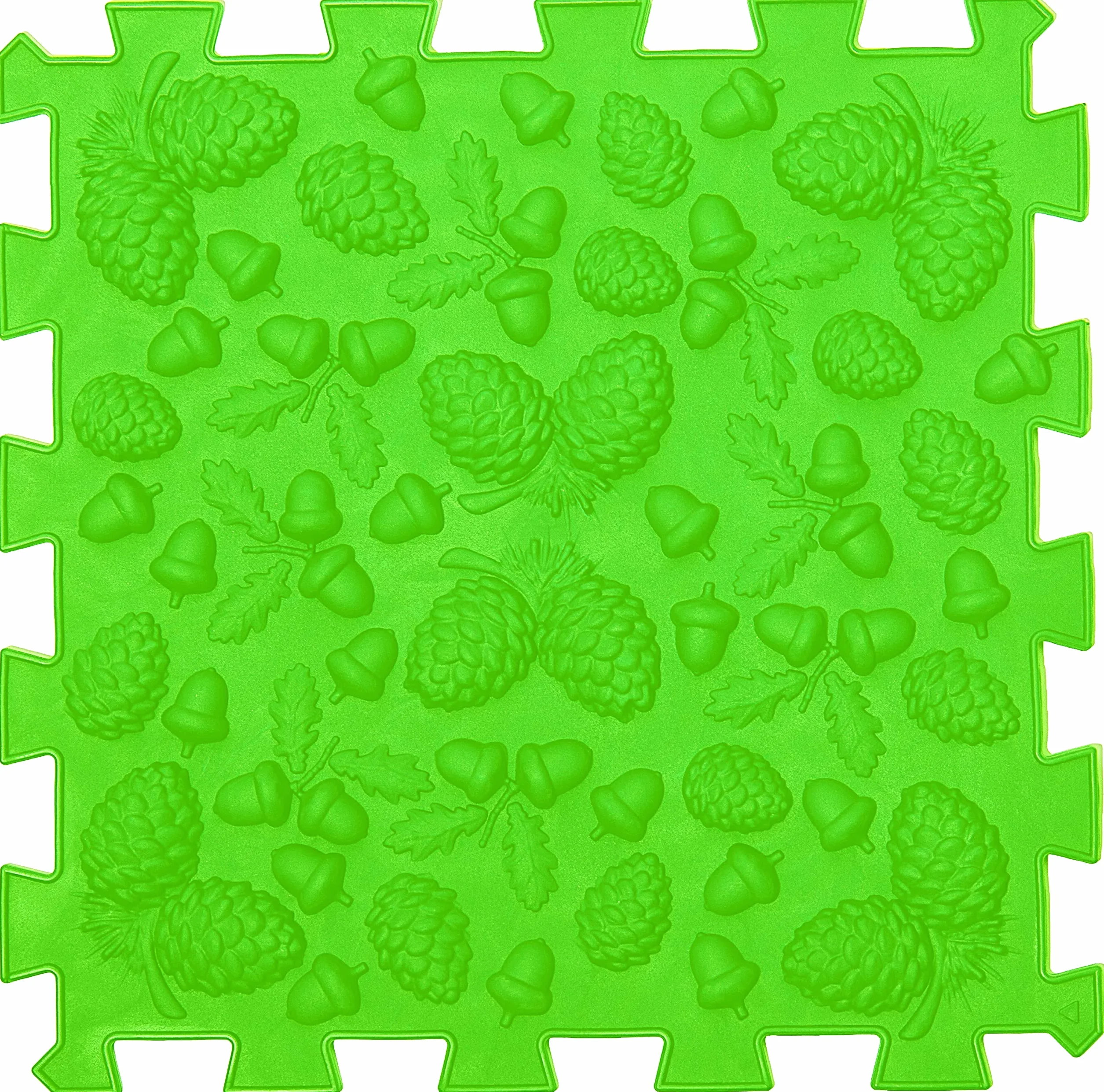 Mata sensoryczna ortopedyczna do zabawy dla dzieci 9 kwadratowych puzzli leśnej ścieżki