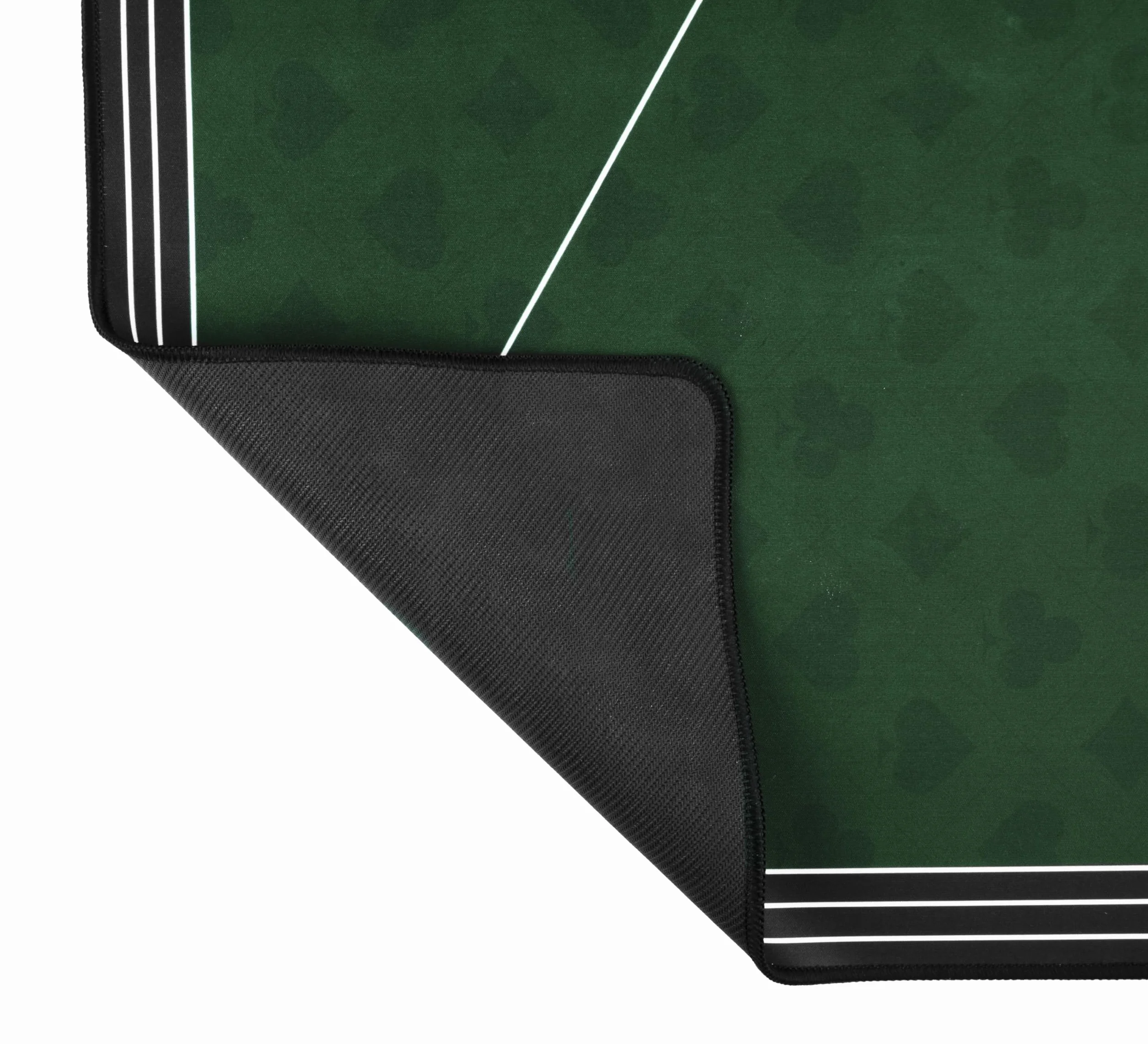 Engelhart – 320992 – Zielona mata pokerowa – 120x60 cm – antypoślizgowa – poliester i guma – grubość 3 mm – akcesorium do gry