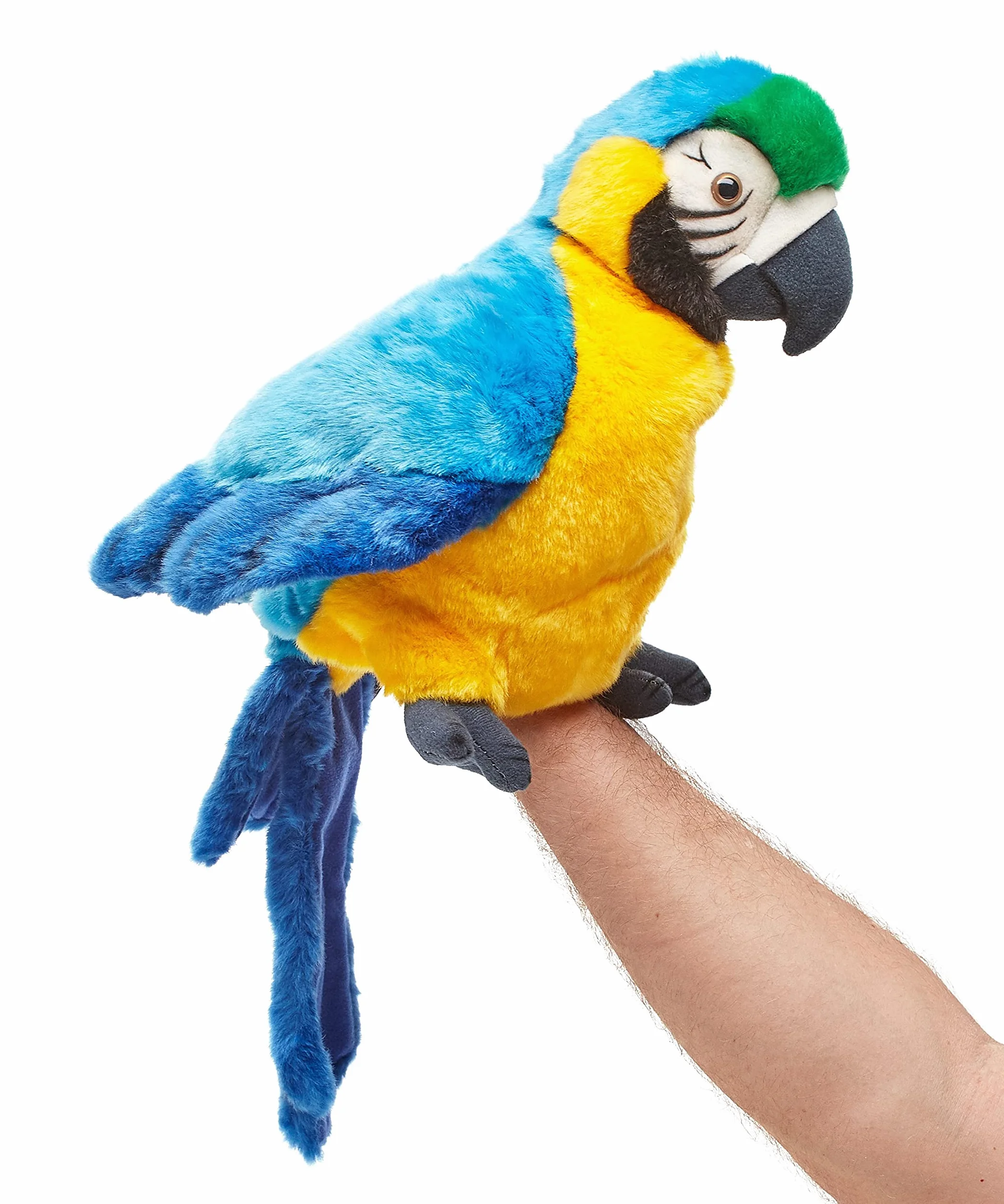 Uni-Toys Papuga Pluszowa Zabawka, Wielokolorowy, 26 cm