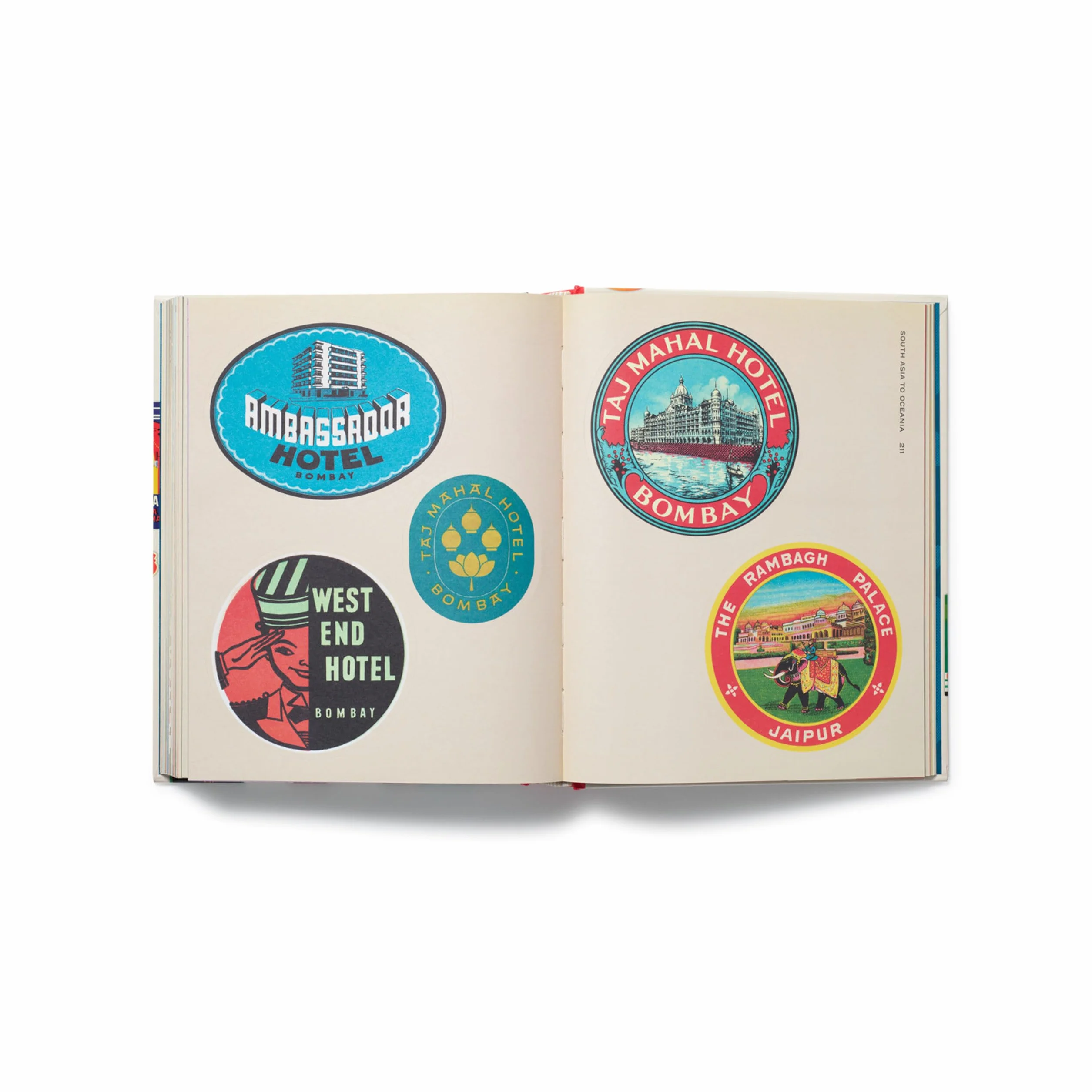 Hotel Retro: Vintage Luggage Labels from Tokyo to Buenos Aires /anglais: 250 Travel Ephemera Stickers