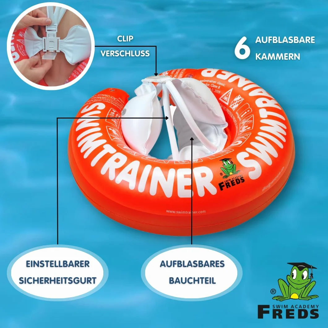 FREDS SWIM ACADEMY Trenażer Swimter 'Classic' (SwiMTRAINER "Classic" czerwony