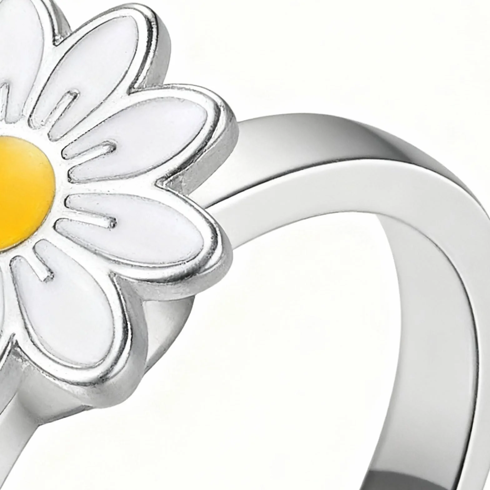 Fidget Rings, Spinner Jewelry, Fidget Rings do ?agodzenia stresu, 4-cz??ciowy zestaw z motywami ksi??yca, s?o?ca i kwiatów, ?atwe w u?yciu ?dzie do modowania, stylowe akcesoria dla dziewcz?t, nast