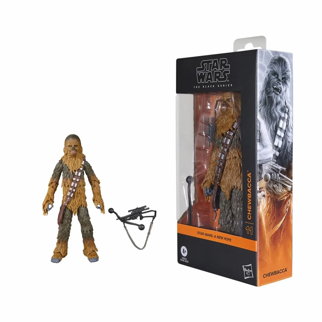 Hasbro Star Wars Chewbacca z Kolekcji Star Wars The Black Series, Optymalnej jakości 15-Centymetrowa Figurka Kolekcjonerska z Filmu Gwiezdne Wojny: Nowa Nadzieja