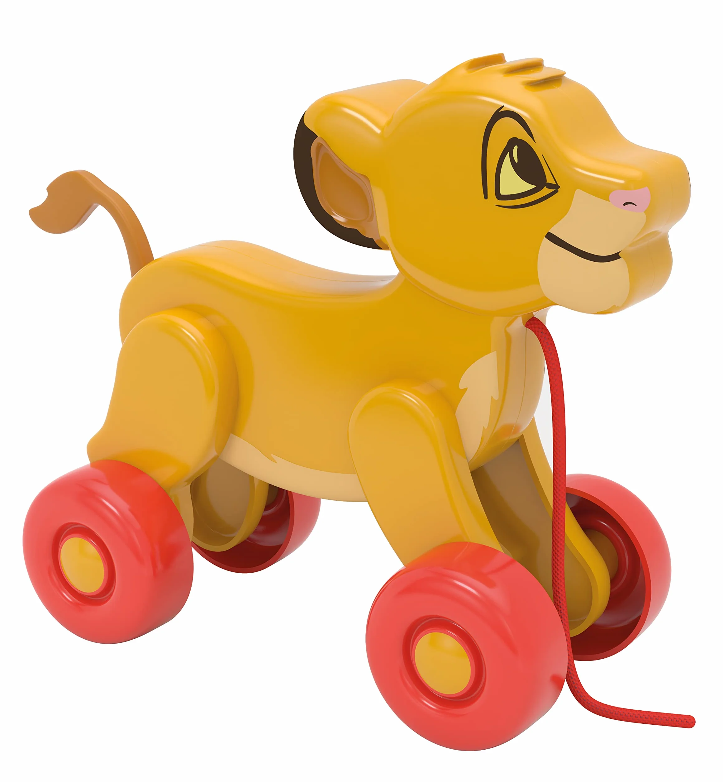 Clementoni - 17815 - Pull Along Disney Simba - Zabawka Dla Pierwszego Wieku Dla Dzieci Od 9 Miesięcy, Zabawka Do Pchania