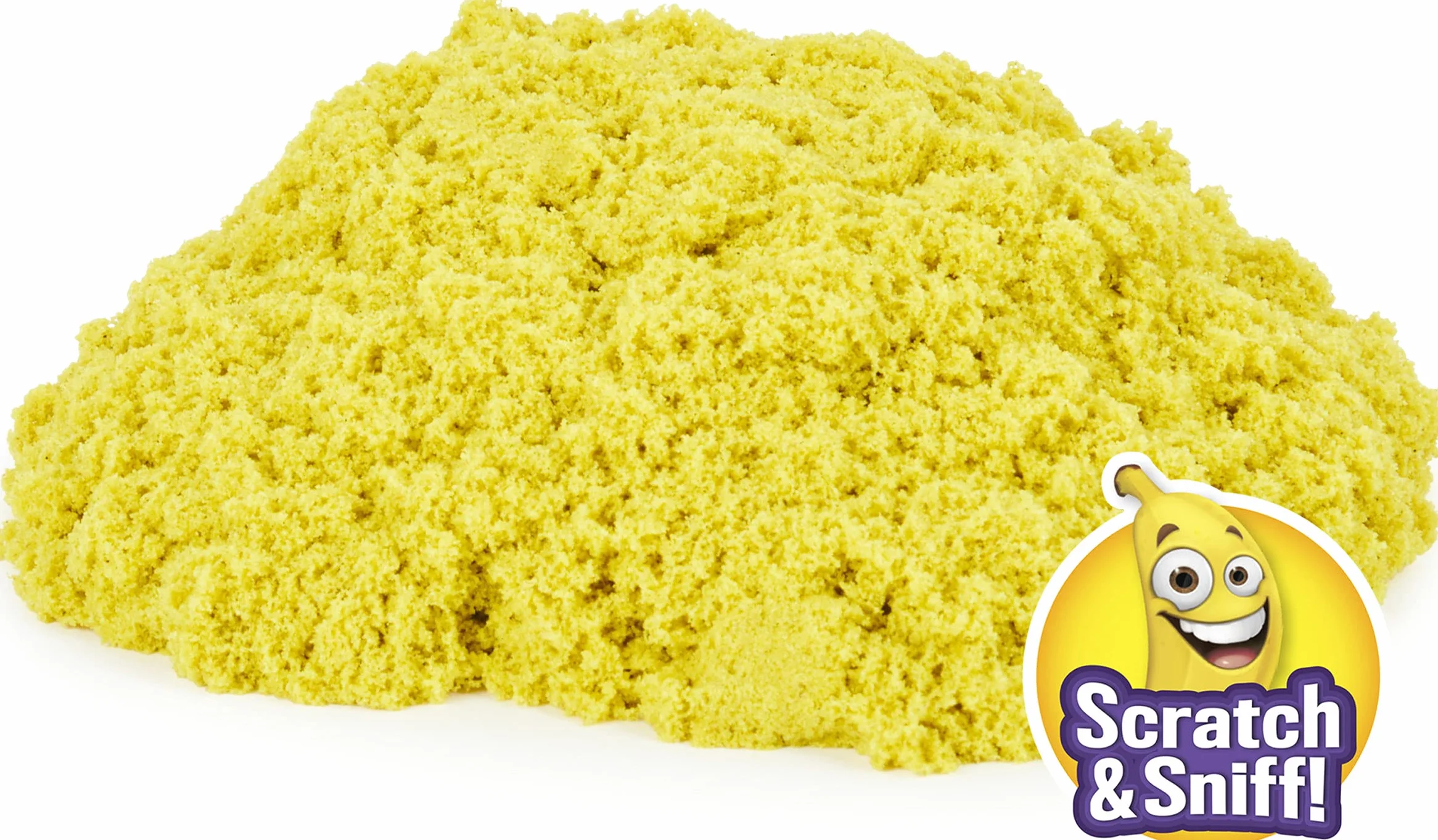 Kinetic Sand 6060010 - Smakowite Zapachy, Piasek Kinetyczny O Zapachu Ciasteczkowym, Bananowym, Arbuzowym I Jagodowym, 4-Pak