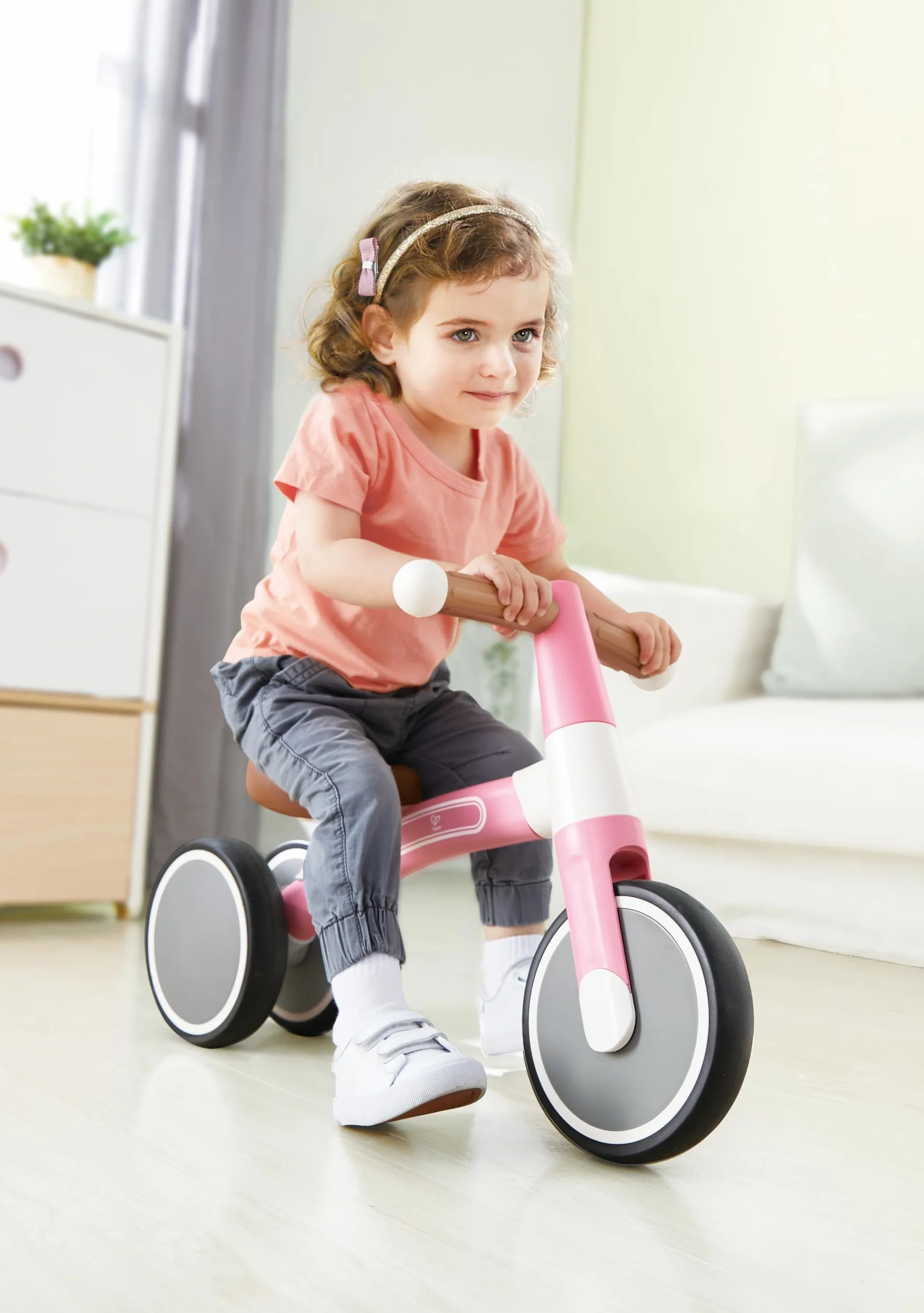 Balance Bike, Pink, Made of Aluminium, Hape My First Balance Bike. 12 months +